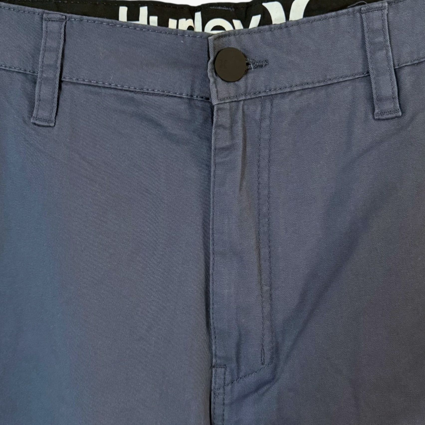 Hurley Hurley Hybrid Walk Short Blue Men's 38 Chino Beach Golf Stretch 97% Cotton 3% Elastane NEWPlus Pockets Casual Summer Size US 38 / EU 54 - 5 Thumbnail