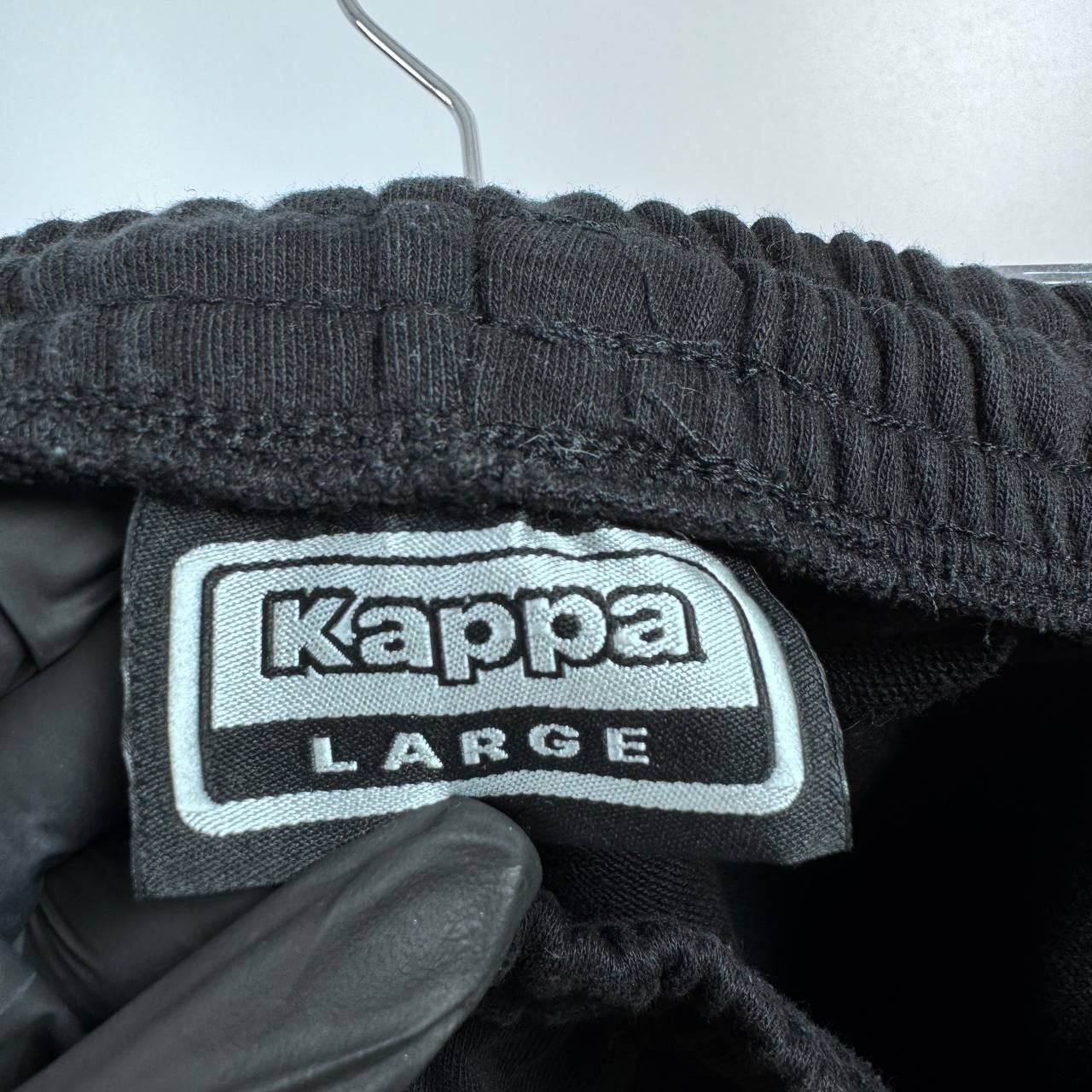 Kappa Kappa Tape Logo Shorts Navy Side Stripe Mens Size L Size US 40 / EU 56 - 4 Thumbnail