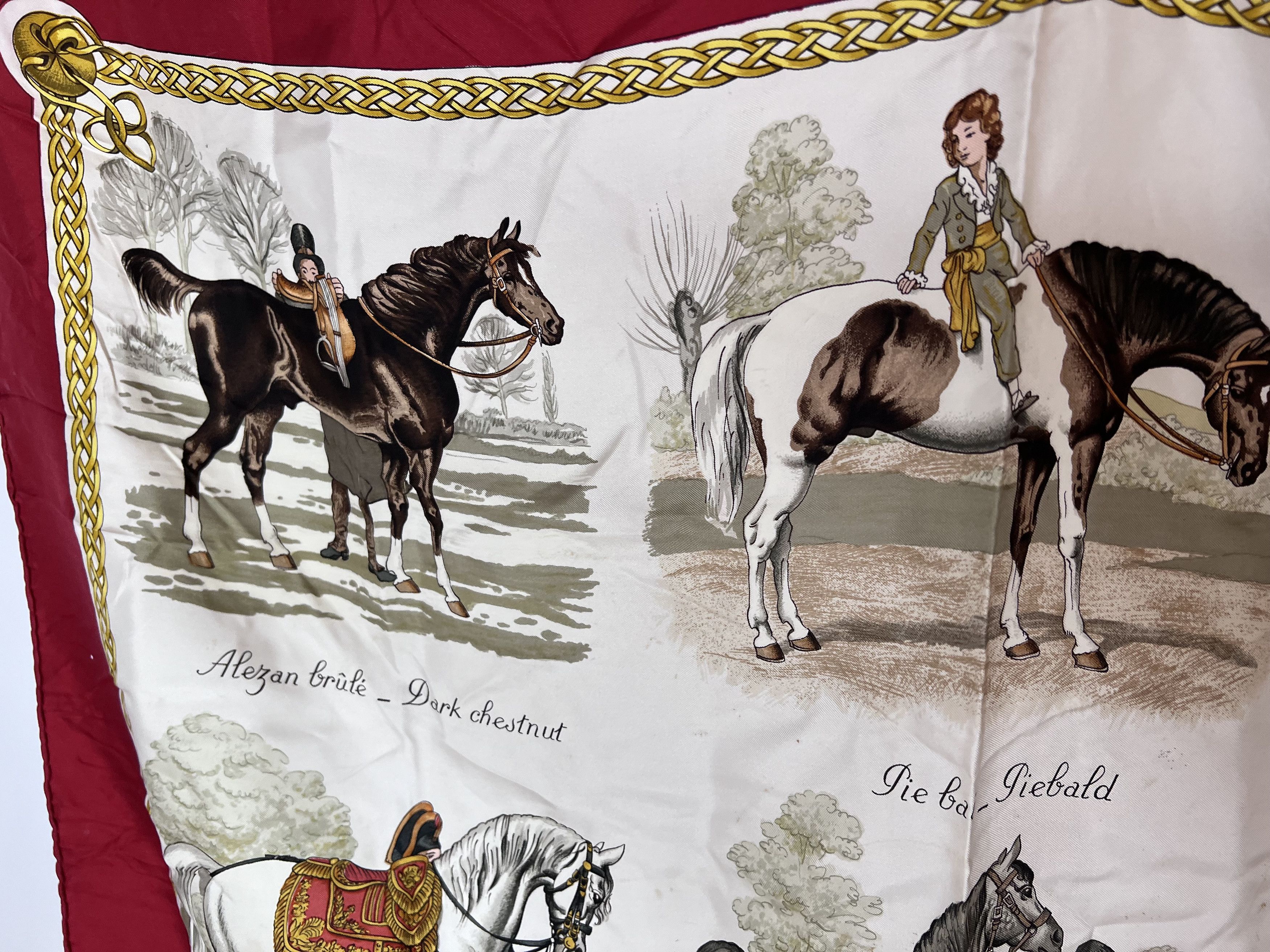 Hermes HERMES SILK SCARF LES ROBES CARRE PHILIPPE LEDOUX HAND ROLL Size ONE SIZE - 2 Thumbnail