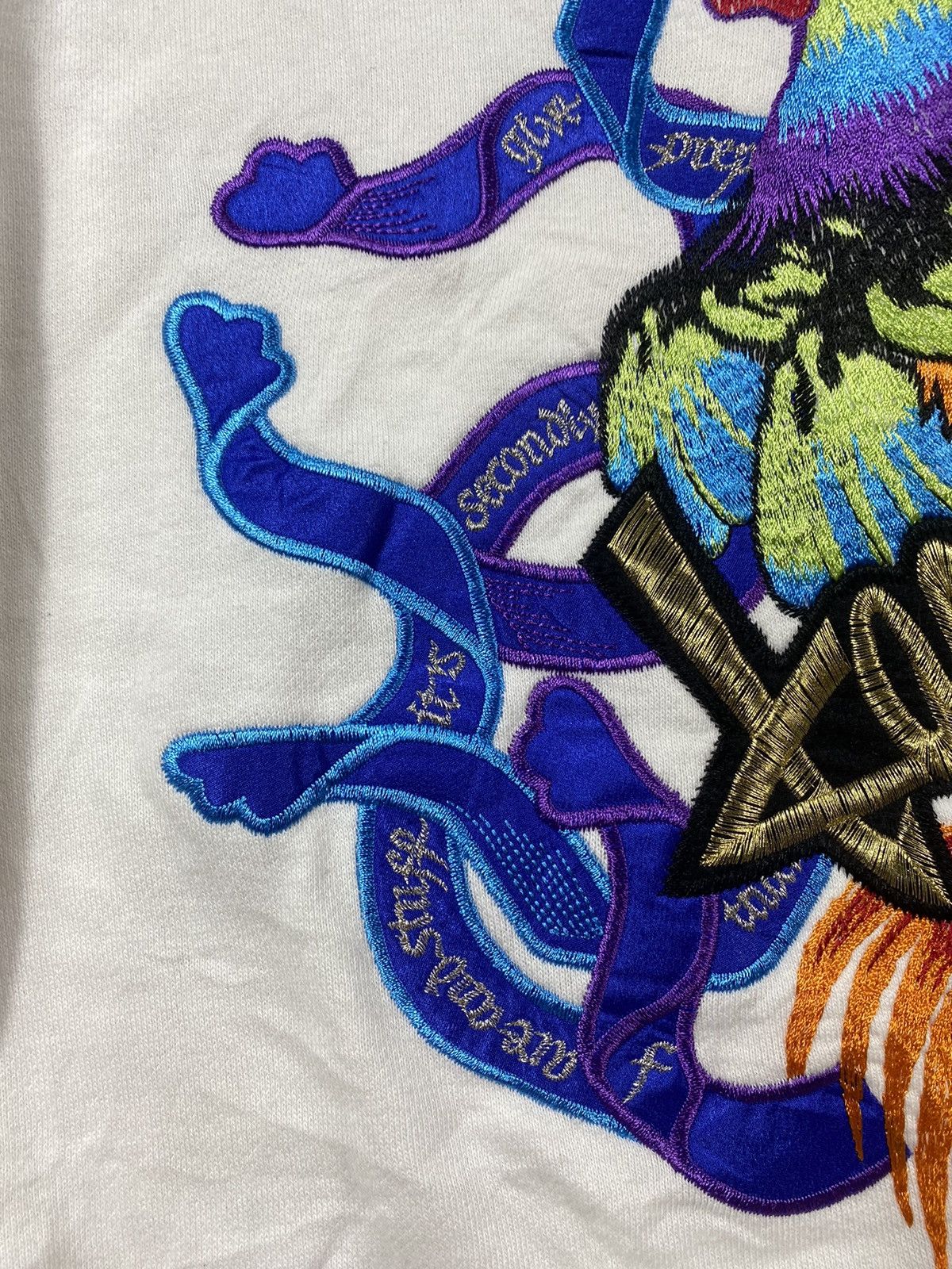 Kansai Yamamoto Rare! 1980s - Kansai Yamamoto- Embroidered Rooster Sweater Size US L / EU 52-54 / 3 - 11 Thumbnail