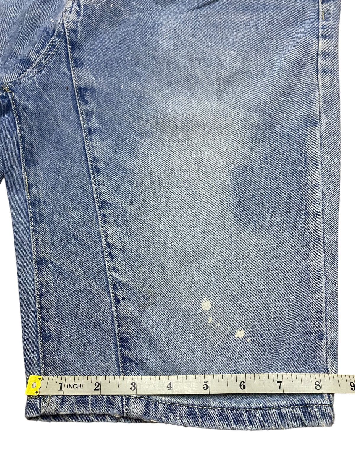 Other Short Jeans Light Wash Distressed Denim Size US 31 - 15 Thumbnail