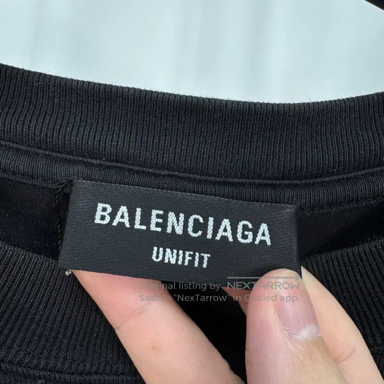 Balenciaga Balenciaga Printed Letter Short Sleeve Size US S / EU 44-46 / 1 - 5 Thumbnail