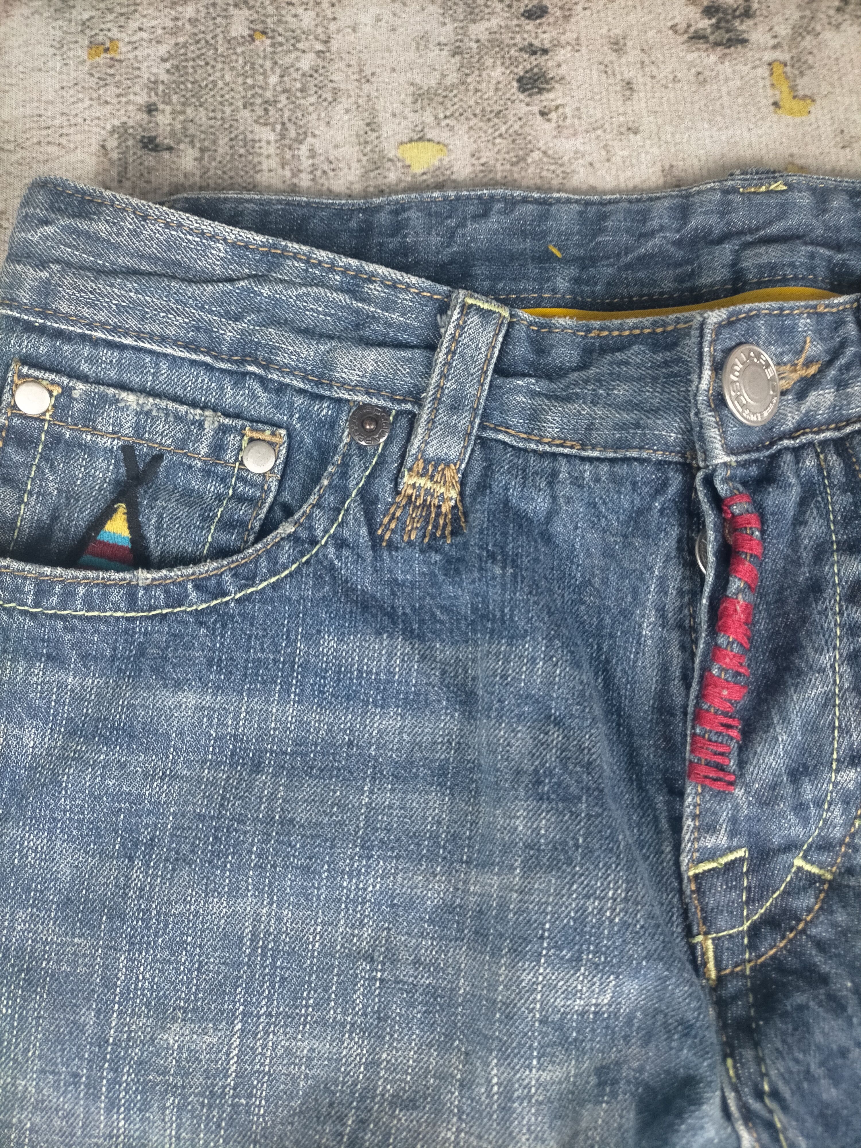Dsquared2 🔥Rare DSQUARED2 Jeans Native American Totem Warrior Theme Size US 32 / EU 48 - 7 Thumbnail