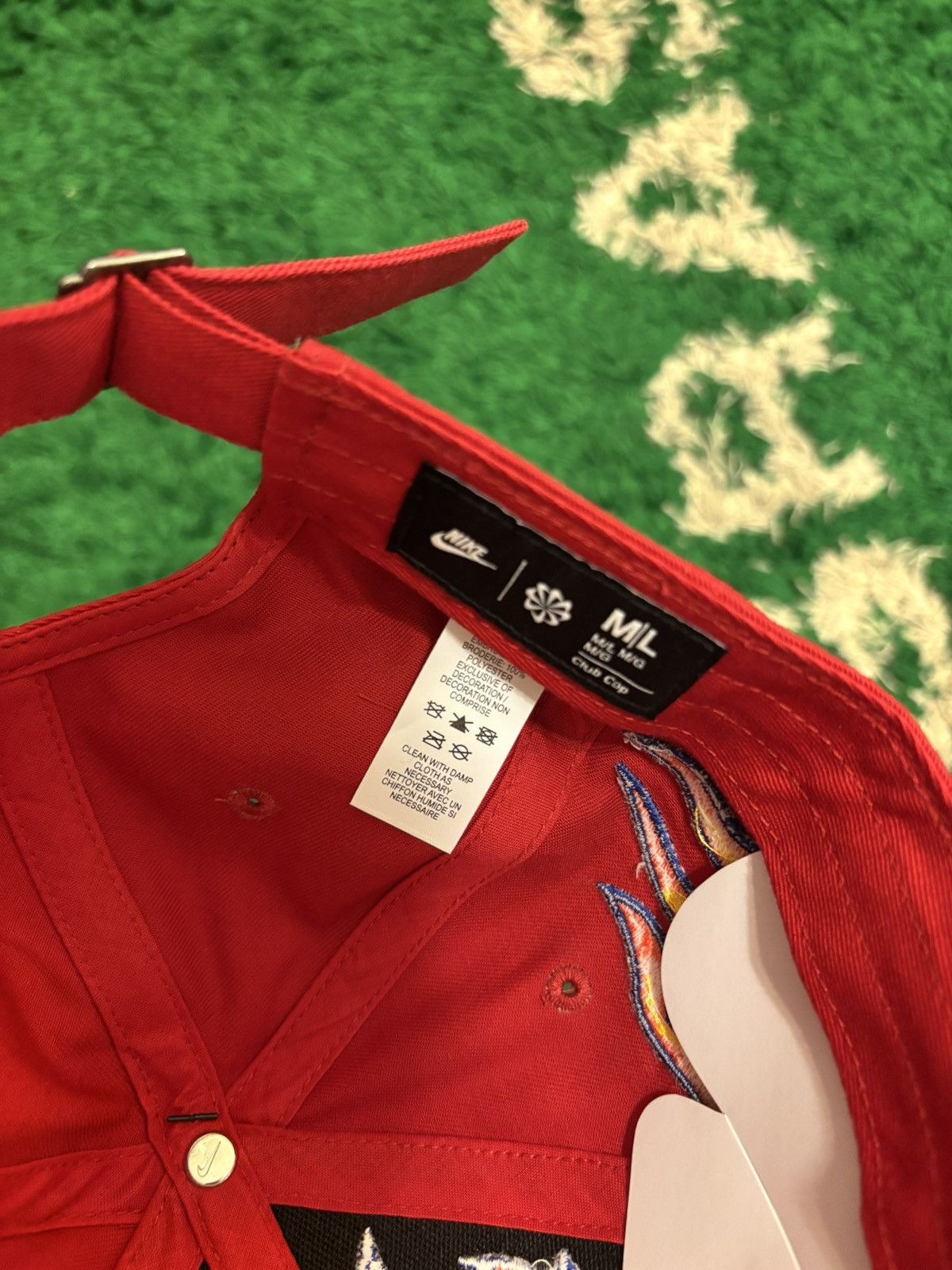 Nike Nike Structured OG Flame Club Cap Gym Red Size ONE SIZE - 8 Thumbnail