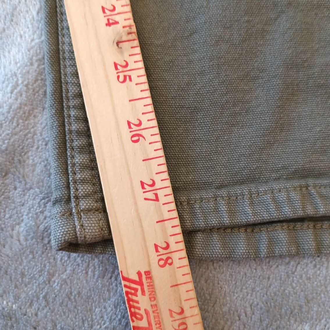Old Navy Old Navy Pants Mens 38 Gray Double Knee Carpenter Utility Canvas Workwear 36x28 Size US 38 / EU 54 - 5 Thumbnail