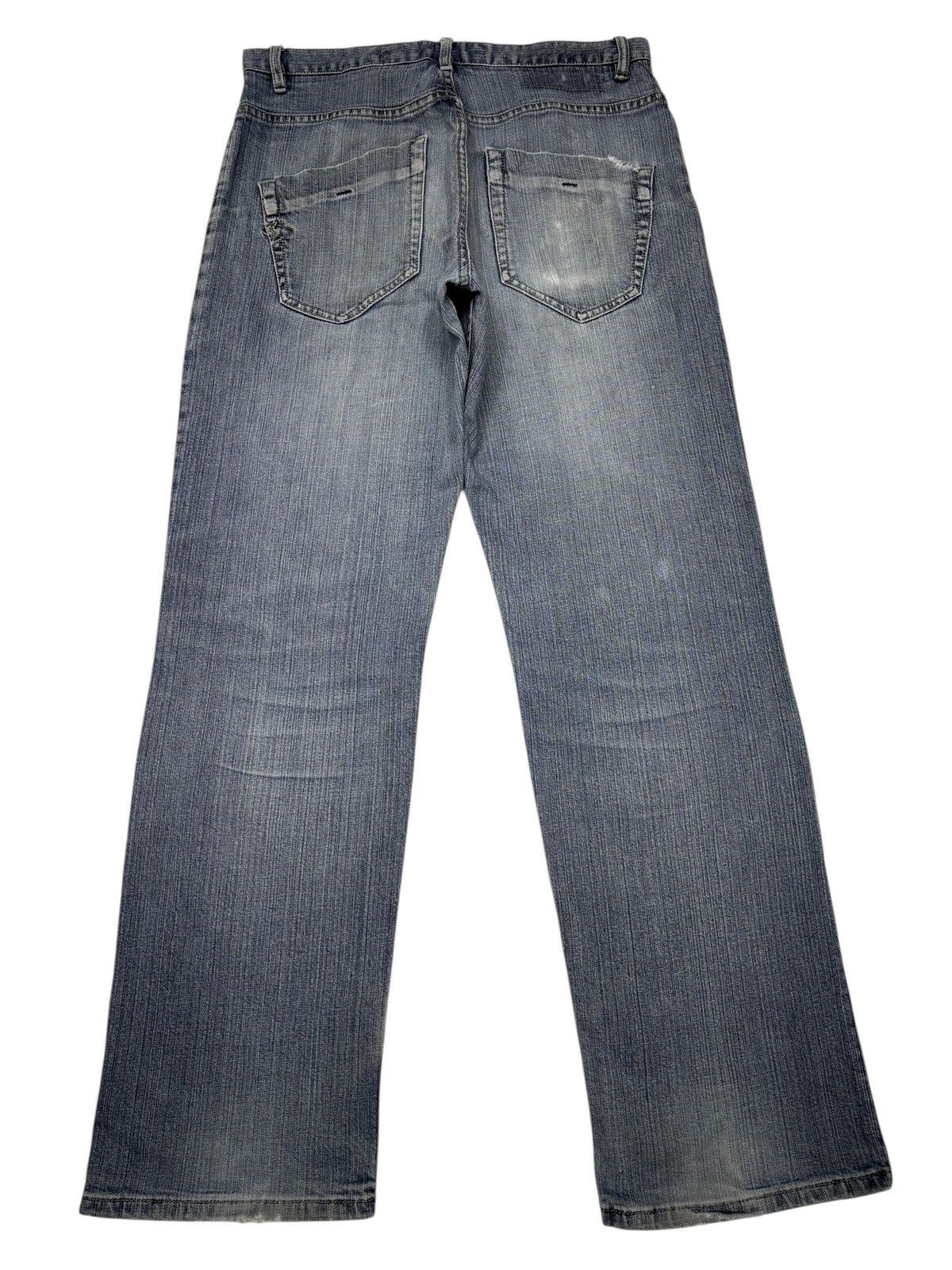 Hysteric Glamour BILLABONG CAMARO STRAIGHT LEG DISTRESSED DENIM LOOSE JEANS Size US 33 - 1 Thumbnail