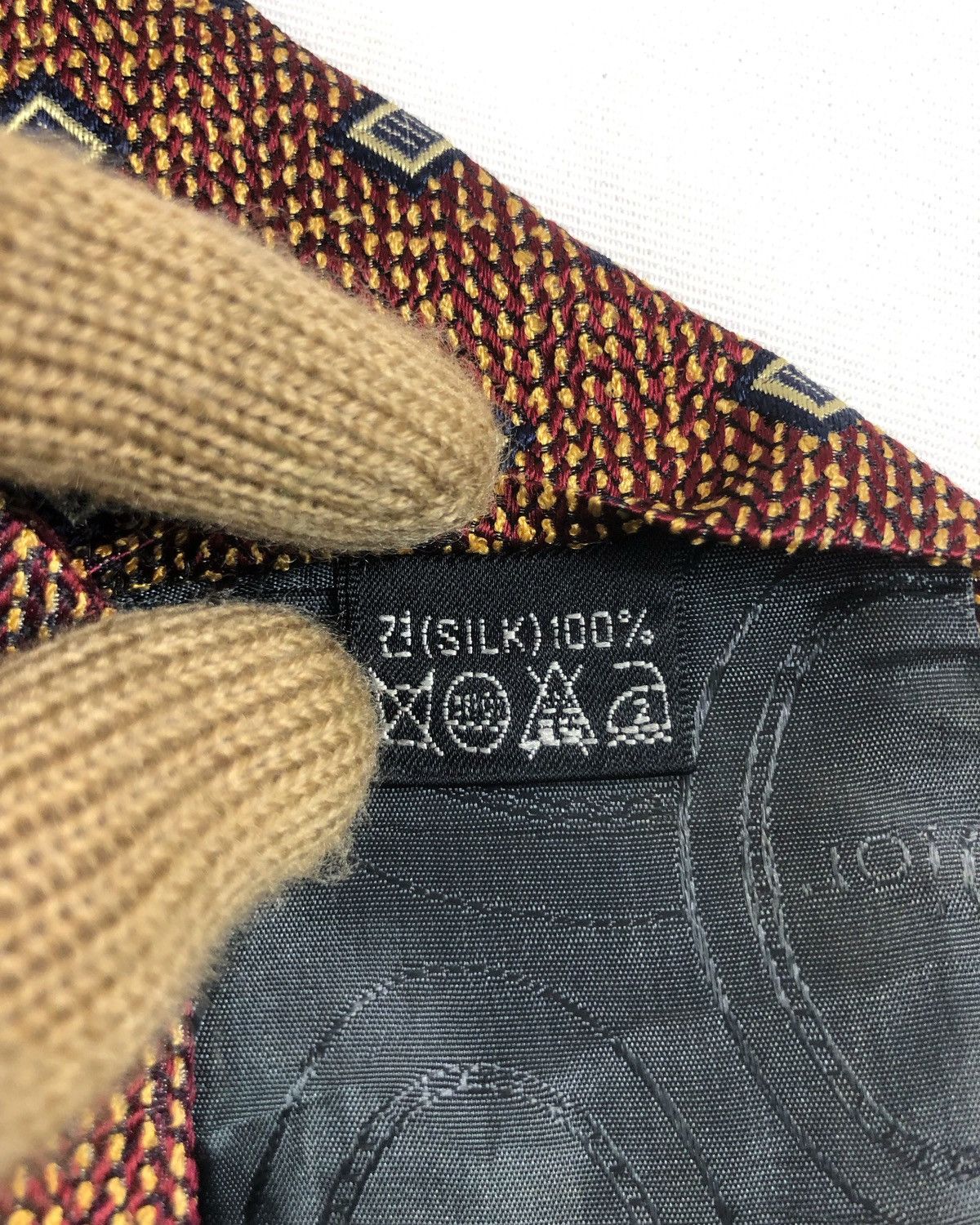 Christian Dior Monsieur Rare Vintage Christian Dior Monsieur Silk Tie Size ONE SIZE - 8 Thumbnail