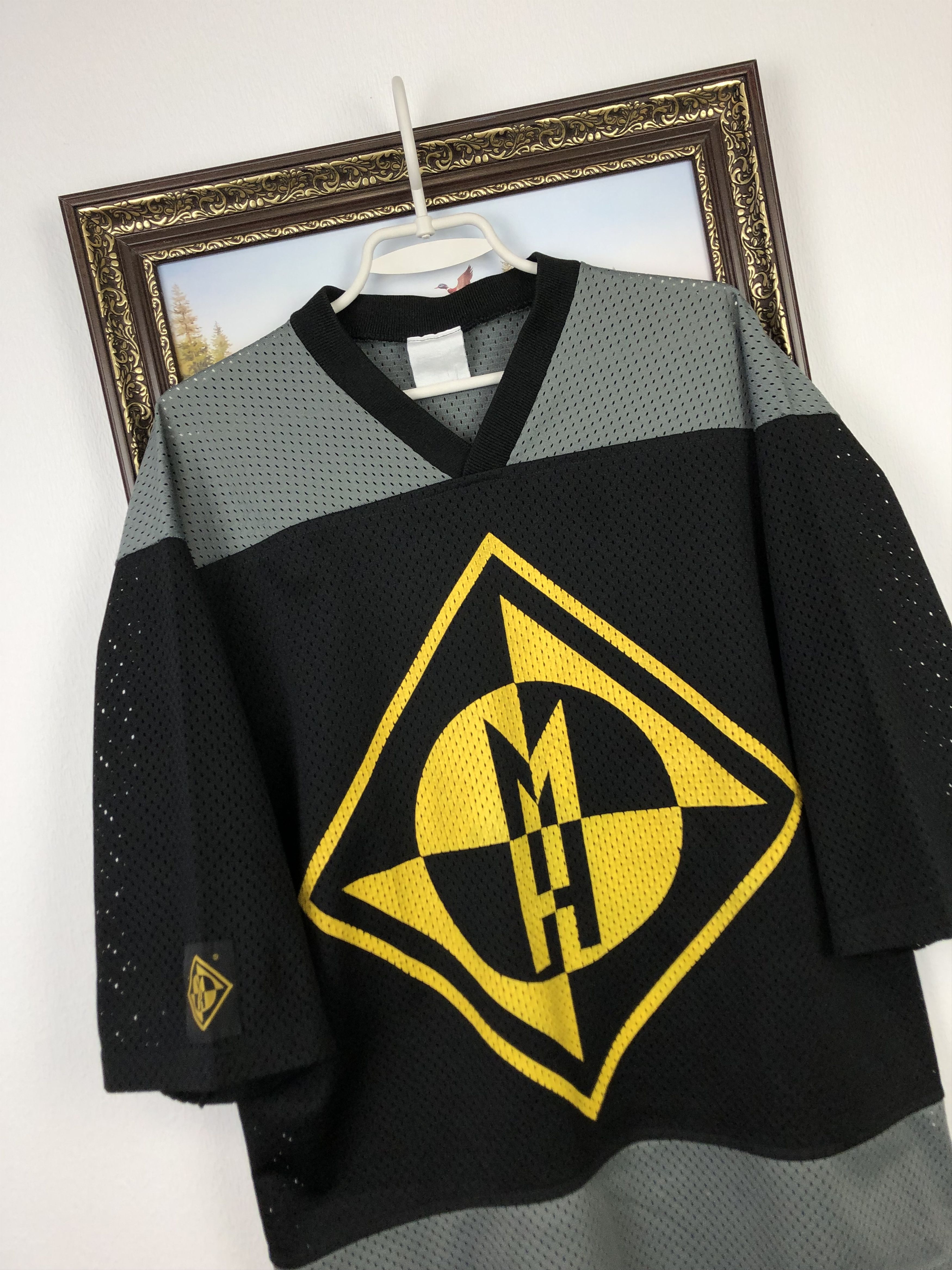 Vintage Vintage 1995 Machine Head Concert Hockey Jersey Tee Hype Size US L / EU 52-54 / 3 - 4 Thumbnail