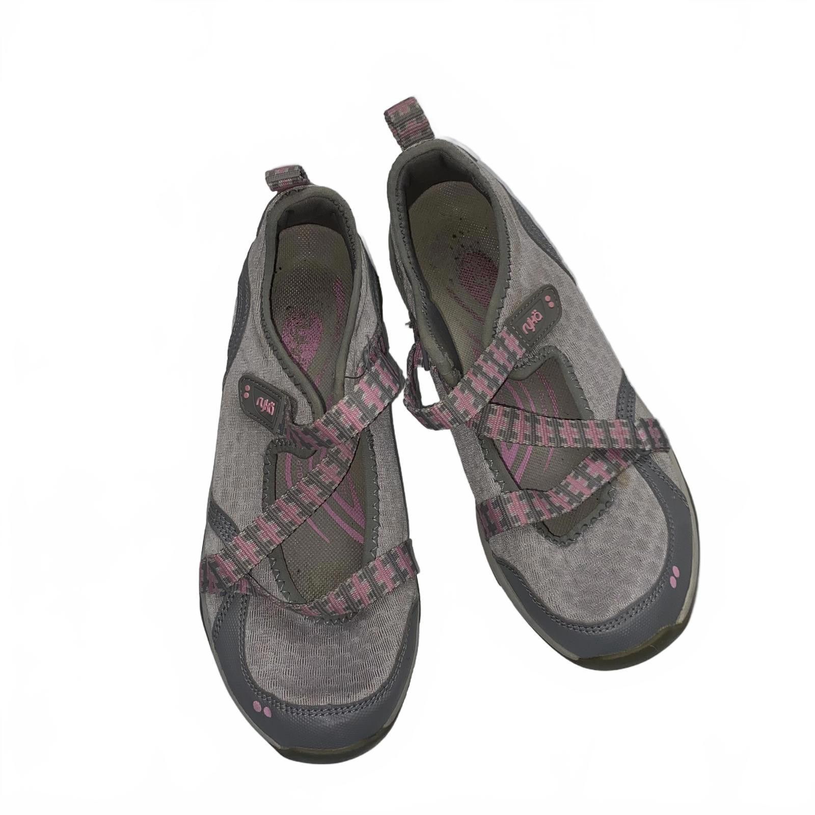Sonia Rykiel Ryka Kailee Mary Jane Women's Athletic Gray Pink Size 7 Size US 7 / IT 37 - 2 Thumbnail