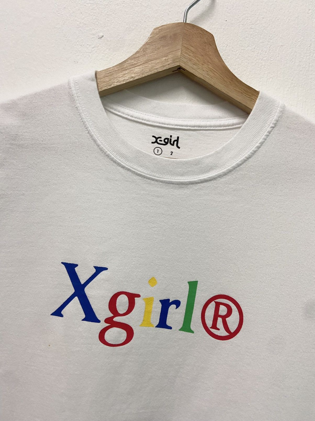 X-Girl × X-LARGE 2000's X-Girl Ripoff Google T-Shirt Size S / US 4 / IT 40 - 3 Thumbnail