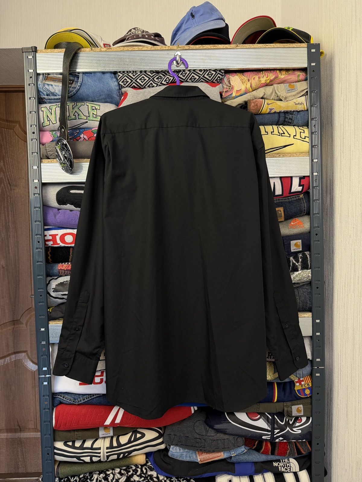 Vintage YSL Logo Black Casual Y2K Shirt Size US XL / EU 56 / 4 - 2 Thumbnail