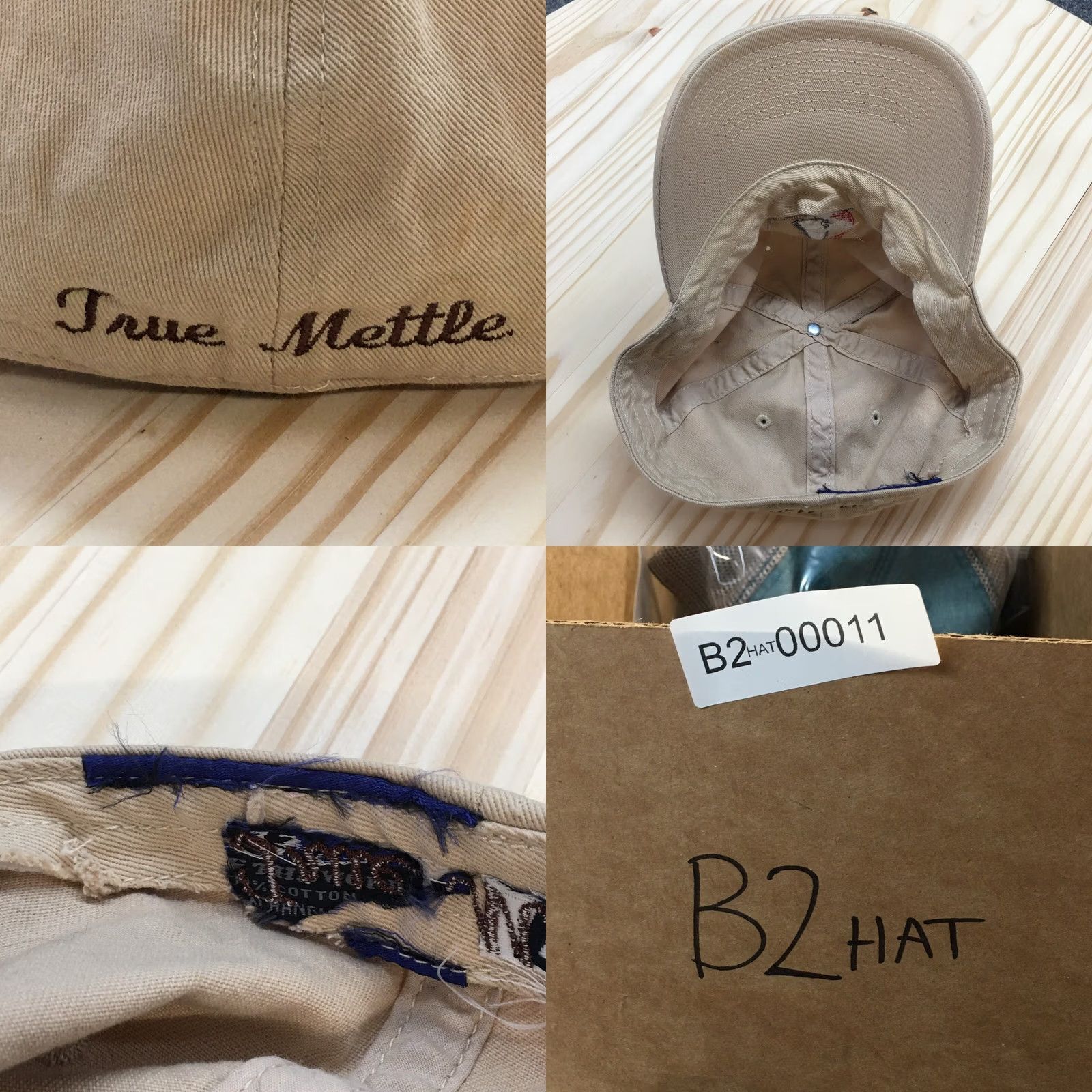 Logo 7 Baseball Cap True Mettle Mens Beige OS Adjustable Curved Brim Embroidered Logo Size ONE SIZE - 8 Thumbnail