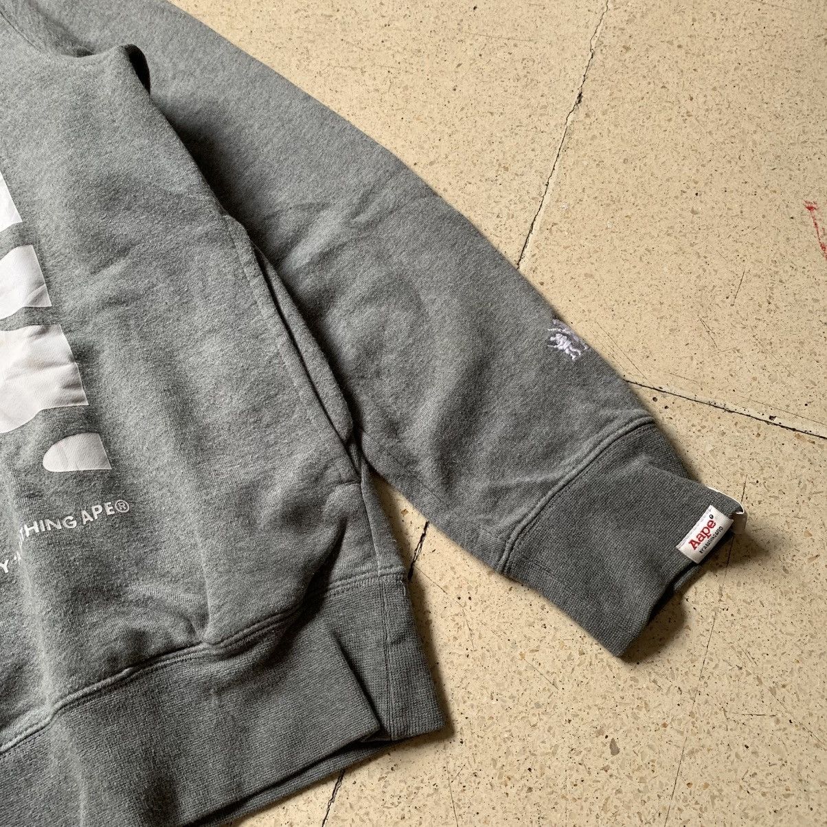 Aape 2000s Bape Aape Apunvs Pullover Hoodie Grey Size US M / EU 48-50 / 2 - 5 Thumbnail