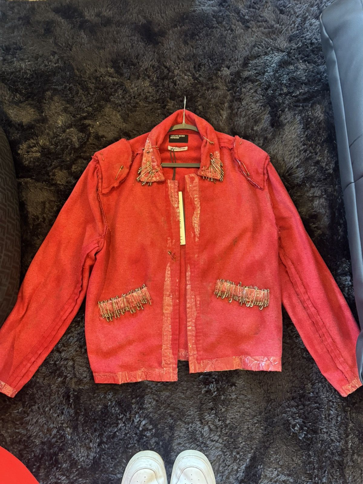Enfants Riches Deprimes Enfants Riches Deprimes Wool Red Runway 2024 jacket Size US XL / EU 56 / 4 - 2 Thumbnail