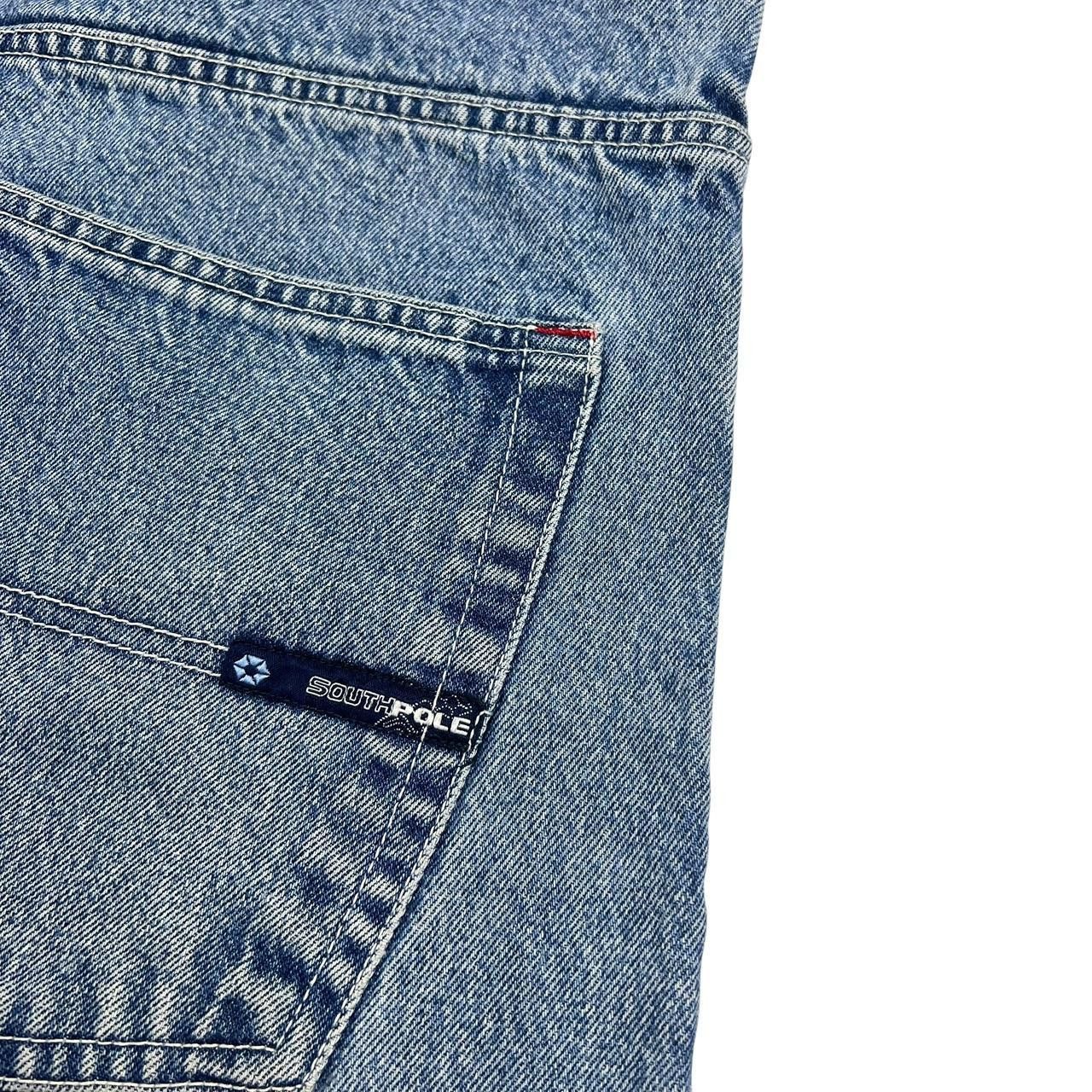 Southpole Vintage Baggy Southpole Denim Light Wash Jeans - Waist: 40” Size US 40 / EU 56 - 5 Thumbnail