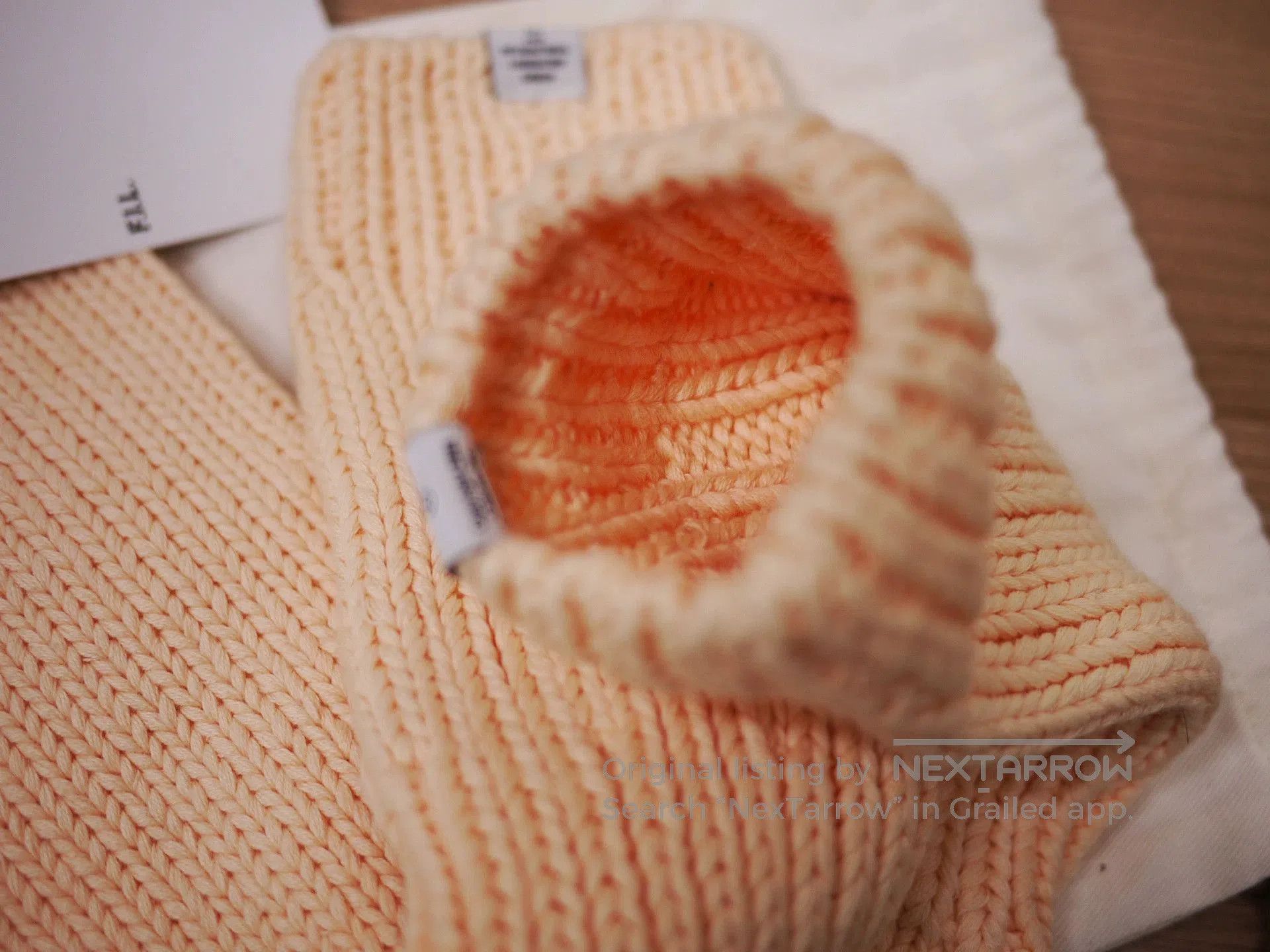 Visvim hand knit visvim achilles socks in pink. Size ONE SIZE - 5 Thumbnail