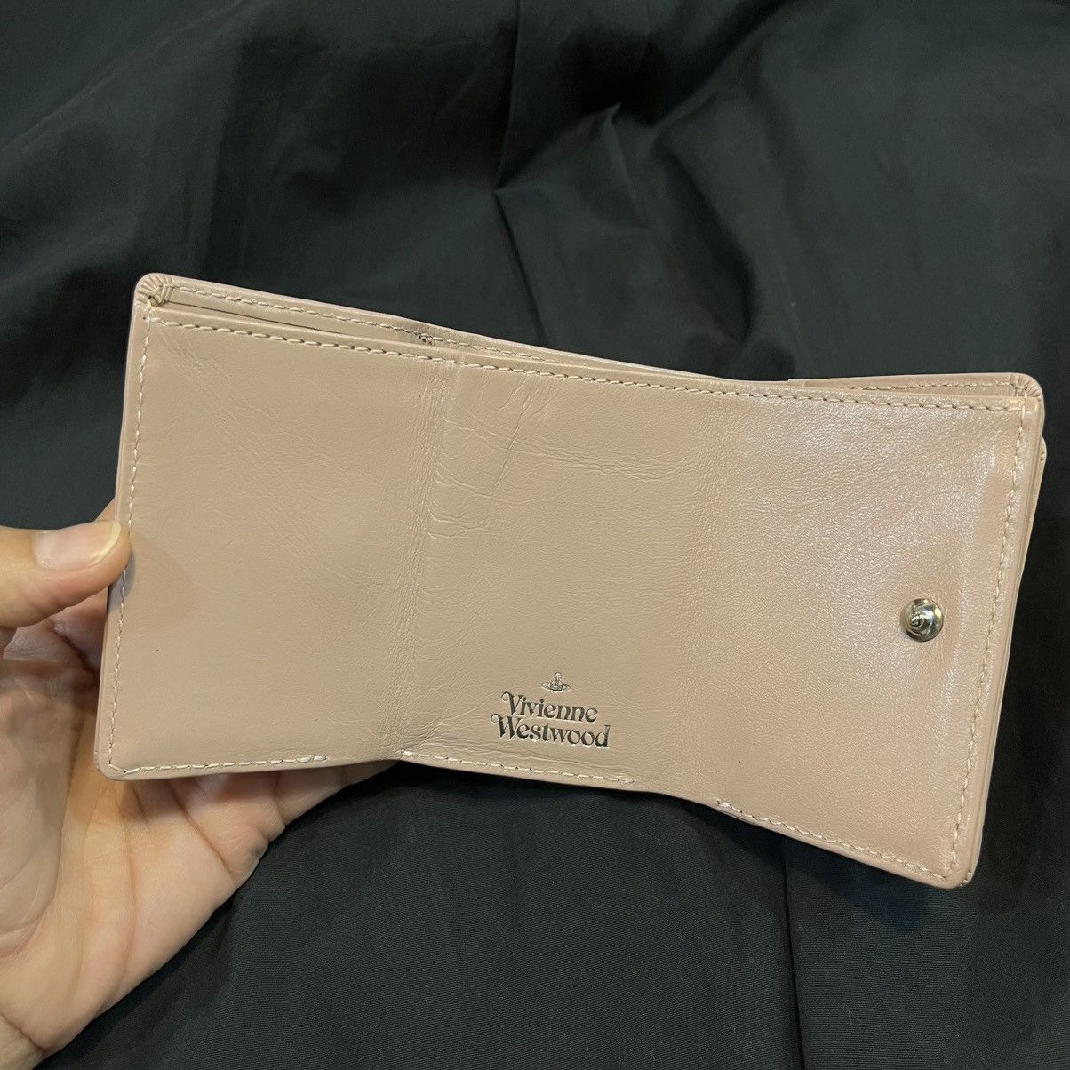 Vivienne Westwood Vivienne Westwood Mini Wallet leather Pink beige Orb logo Size ONE SIZE - 10 Thumbnail