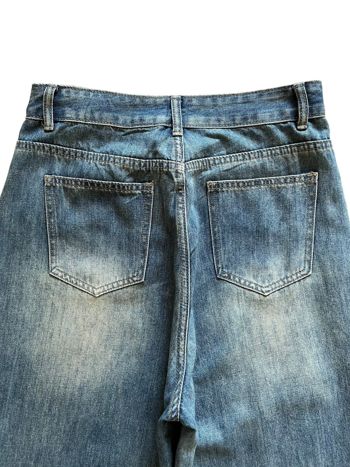 Japanese Brand Vintage Japanese Brand Distressed Blue Denim Baggy Denim Size US 29 - 8 Thumbnail