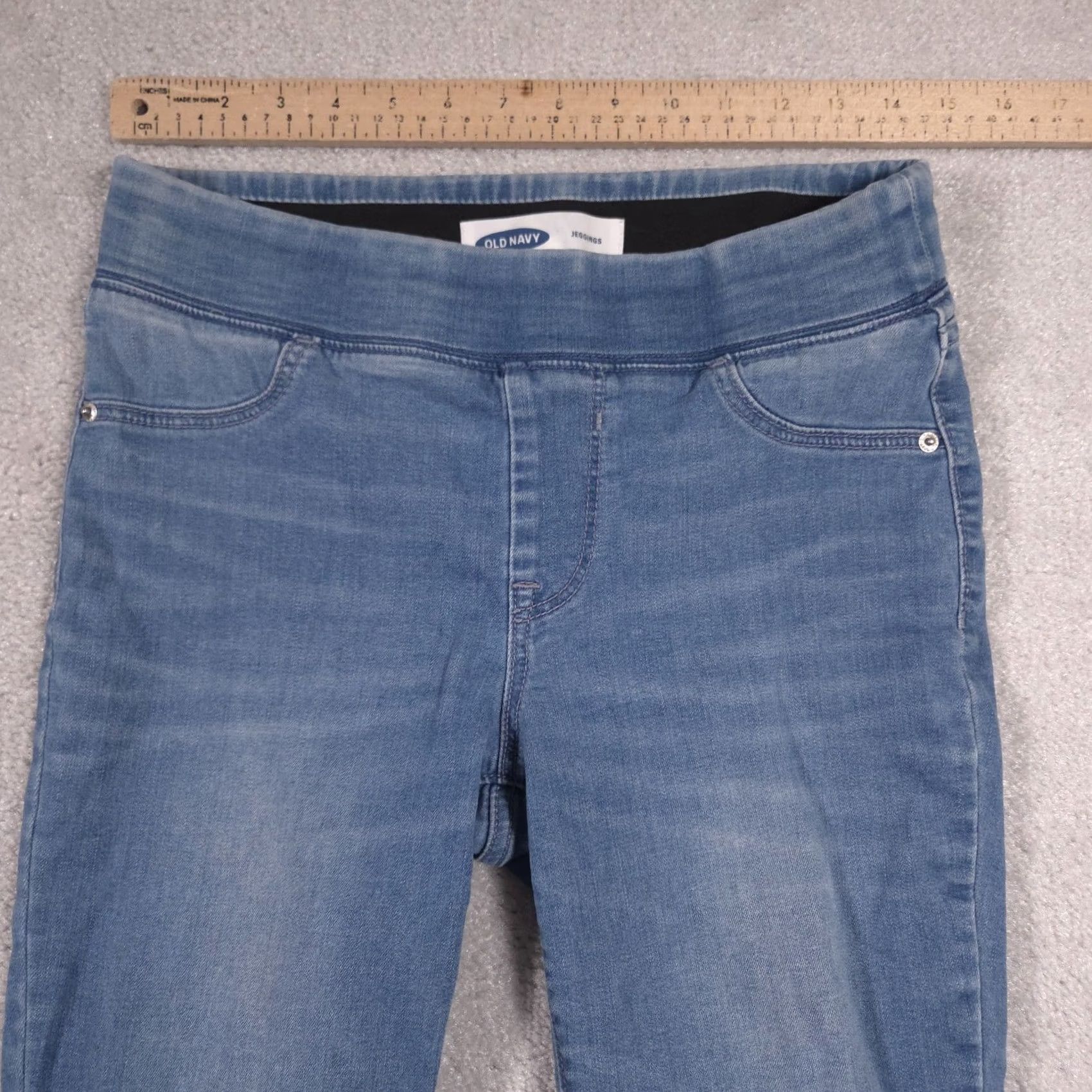 Old Navy Old Navy Jegging Jeans Womens 4 Blue Denim Pull On Ankle Stretch Size 27" / US 4 / IT 40 - 5 Thumbnail