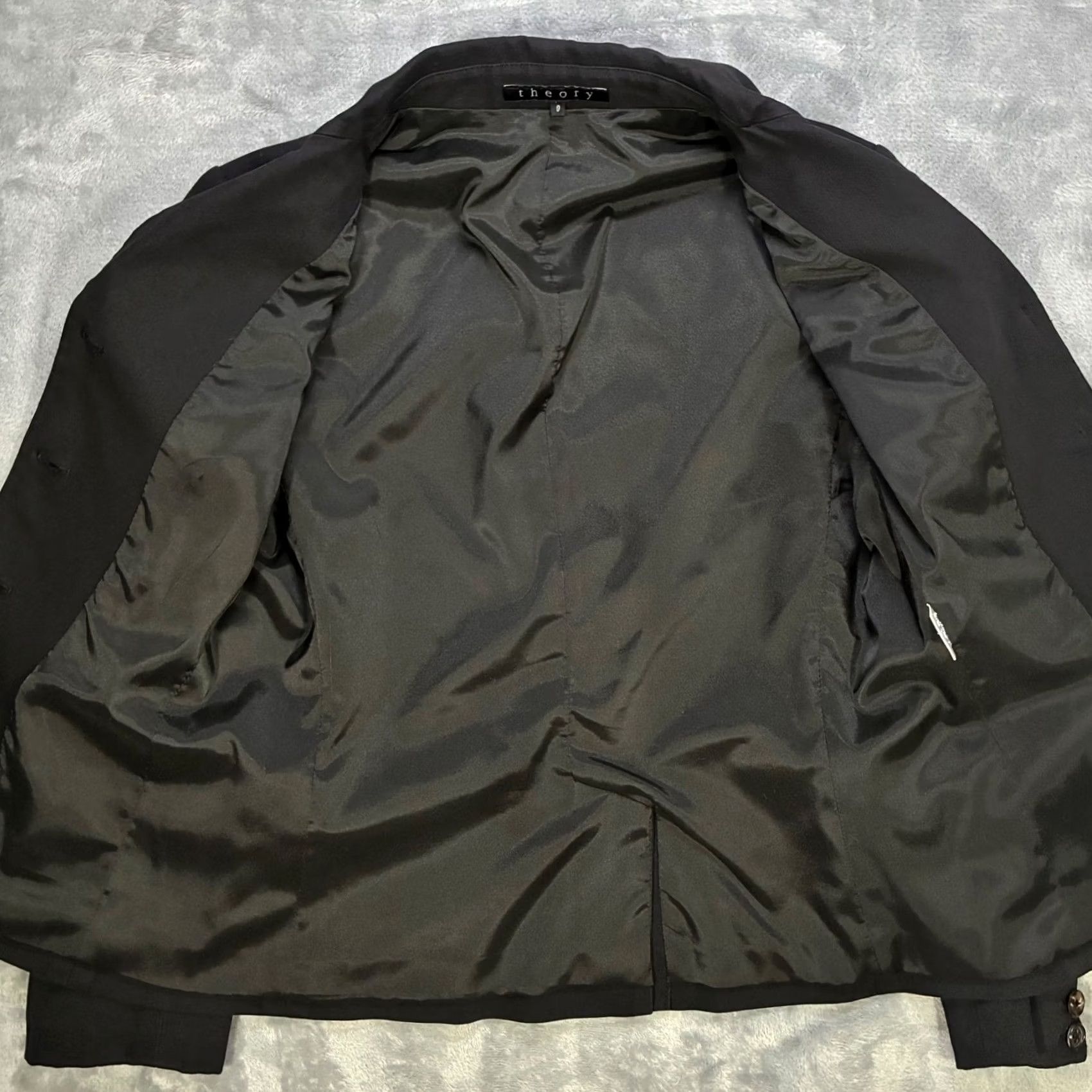 Theory Theory Black Single Breasted Blazer Jacket Womens Size 0 Size XS / US 0-2 / IT 36-38 - 7 Thumbnail