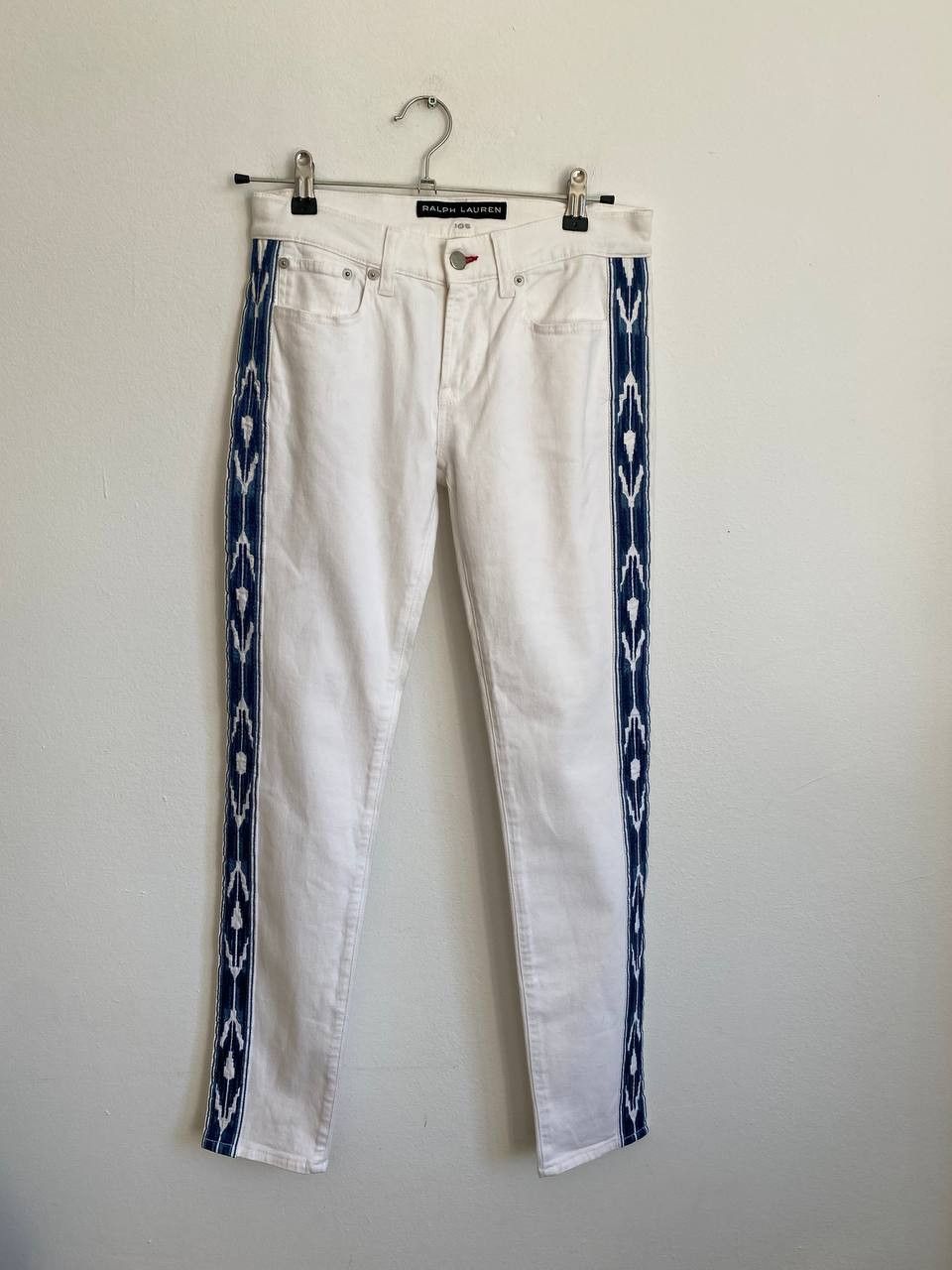Ralph Lauren Ralph Lauren Jeans W28 90s Ikat Side Stripes BlackLabel Size 28" / US 6 / IT 42 - 1 Thumbnail