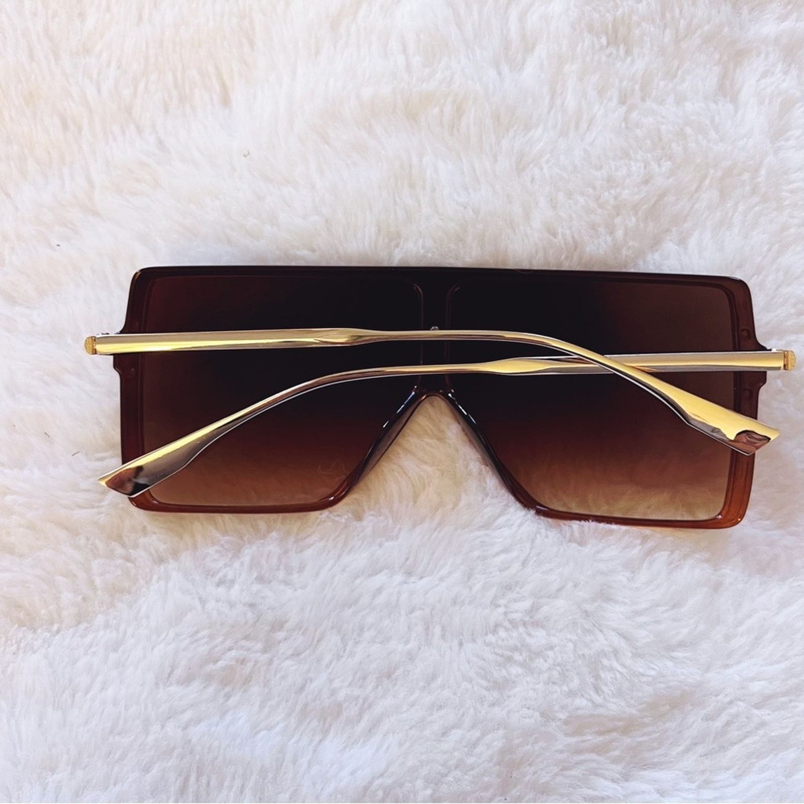 Other Ariel Brown Rectangle Full Frame Sunglasses Size ONE SIZE - 11 Thumbnail