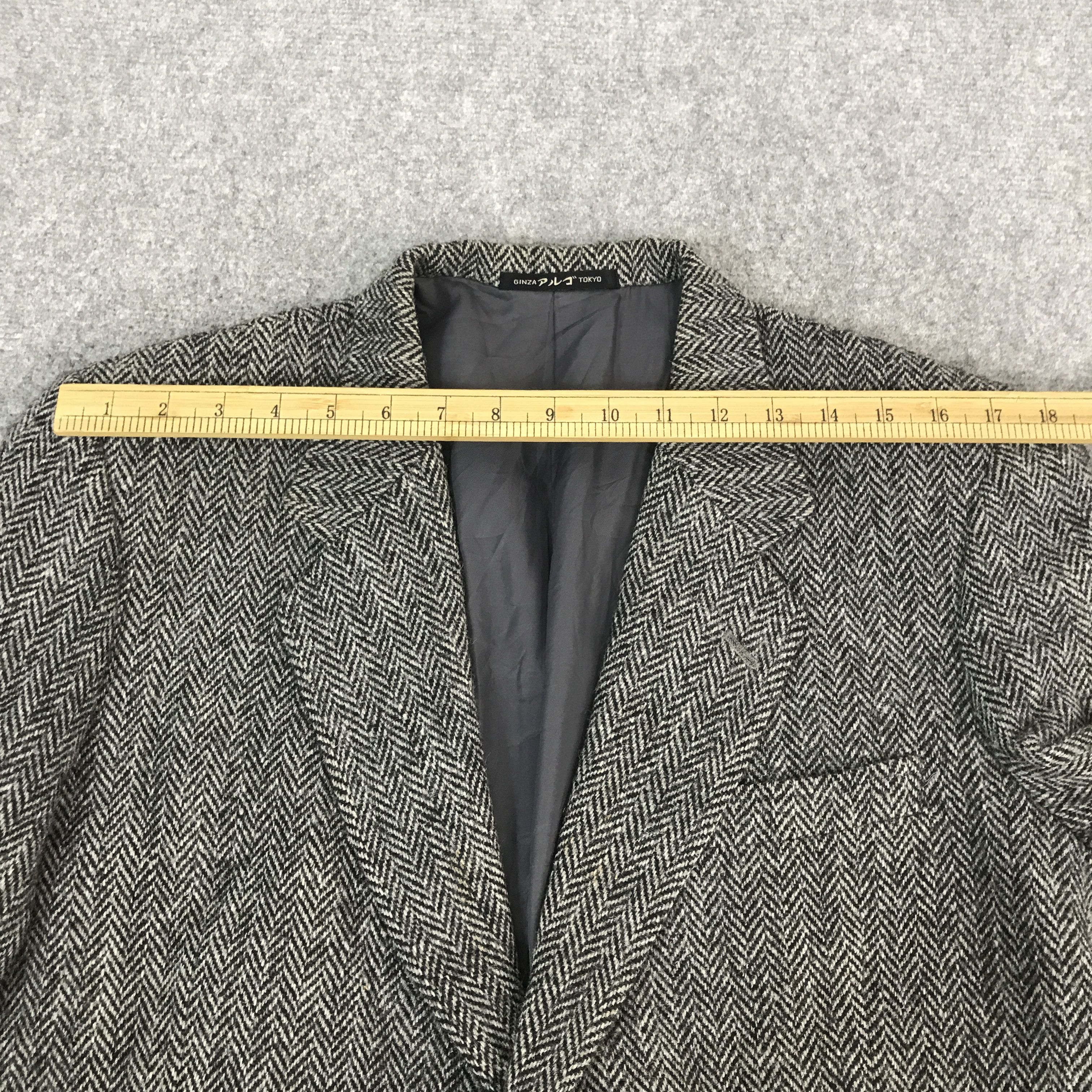 Harris Tweed harris tweed Ginza Tokyo Wool Blazer jacket Size US L / EU 52-54 / 3 - 5 Thumbnail