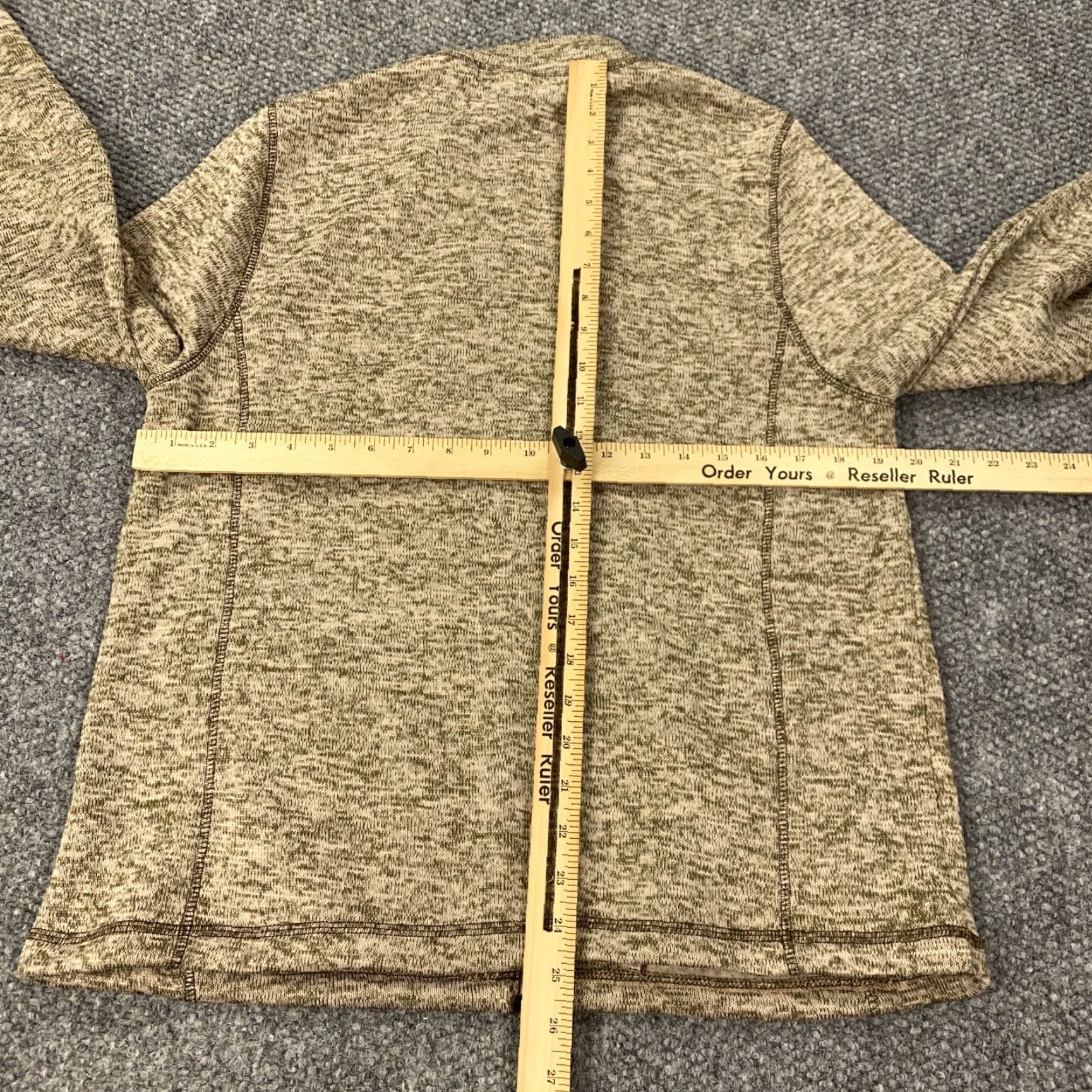 Vintage Effeci Creazioni Pullover Sweatshirt Womens Large Beige Full Zip Pockets Size L / US 10 / IT 46 - 7 Thumbnail