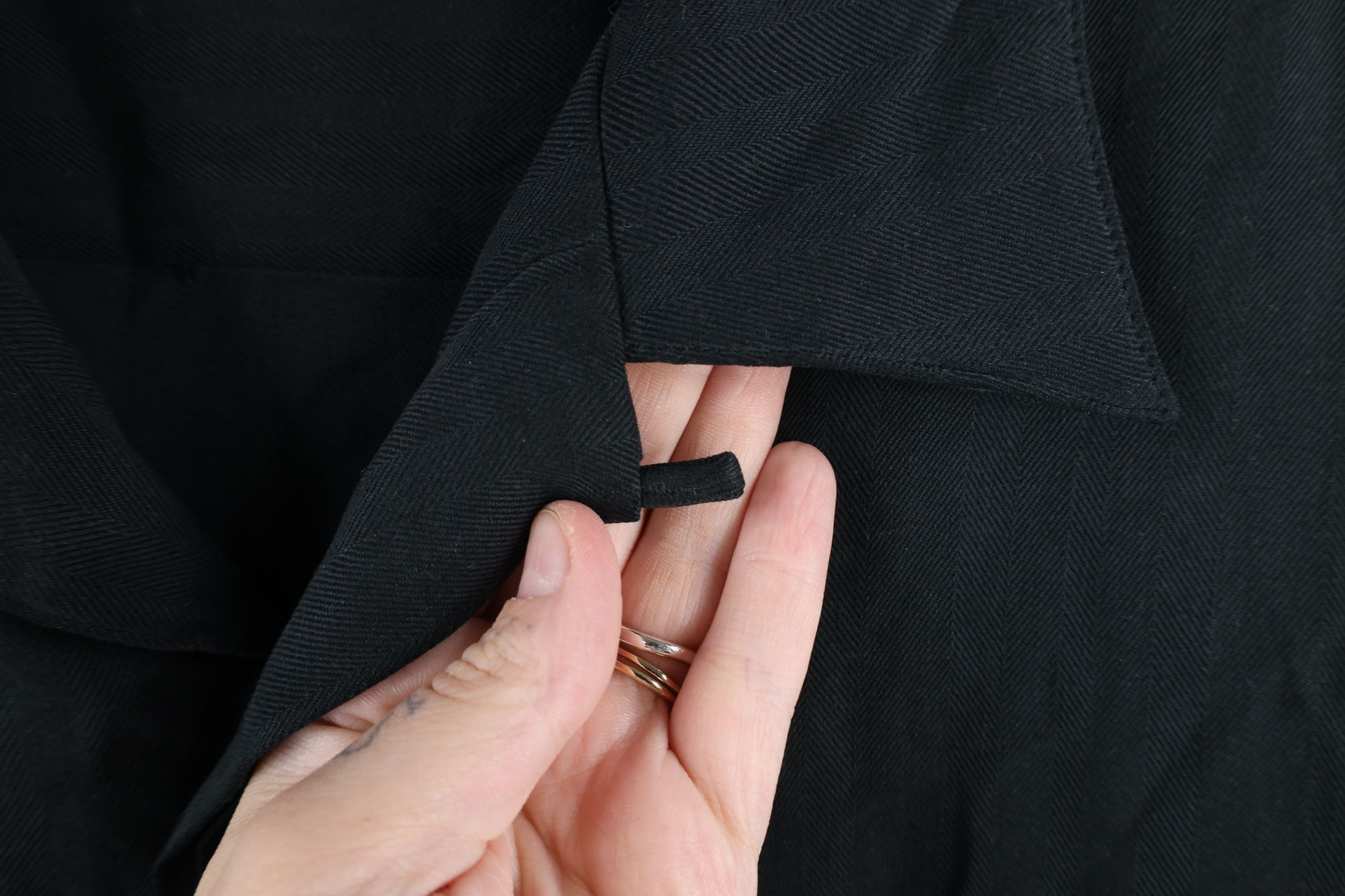 Vintage Vintage 90s Streetwear Herringbone Collar Button Shirt Size US XL / EU 56 / 4 - 6 Thumbnail