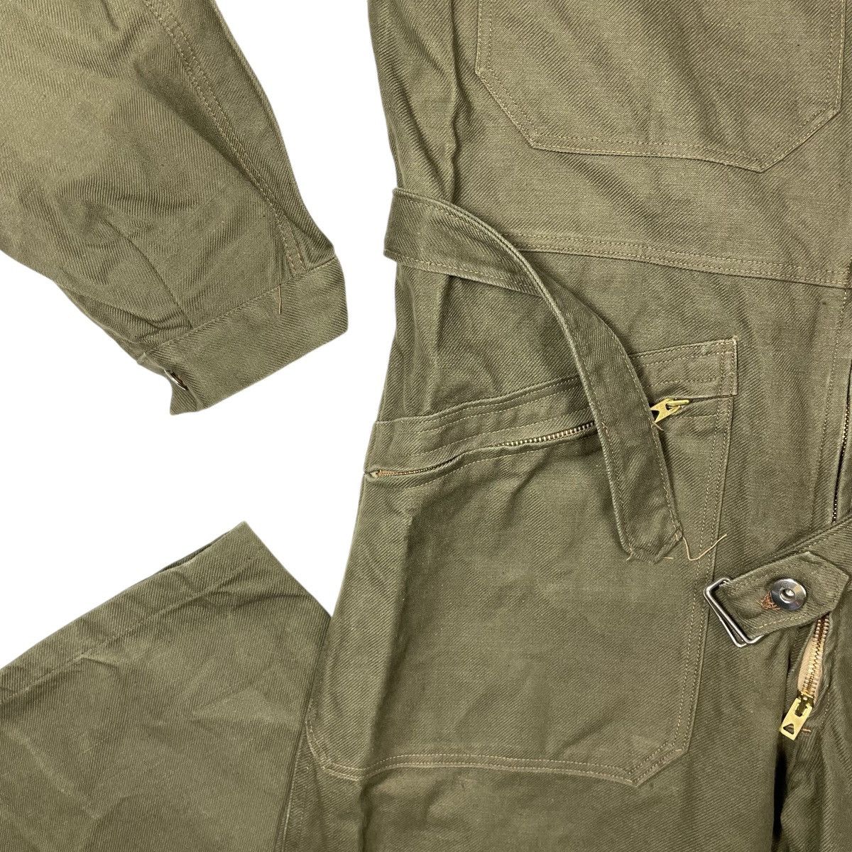 Vintage 1950s French Work Coverall - Medium Size US 31 - 4 Thumbnail