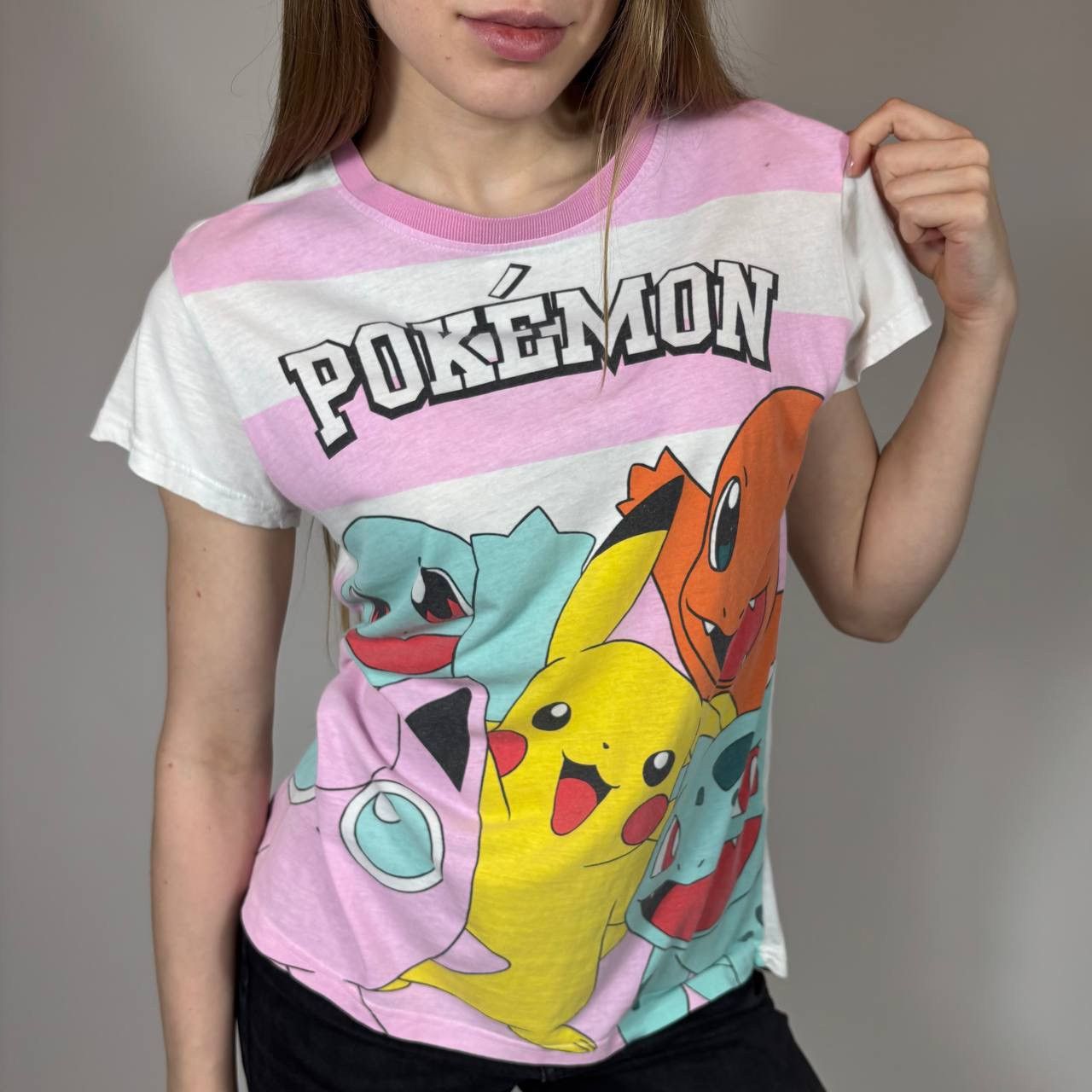 Pokemon Vintage Y2K Pokemon Anima Cartoon Over Print Japanese Tshirt Size M / US 6-8 / IT 42-44 - 1 Thumbnail