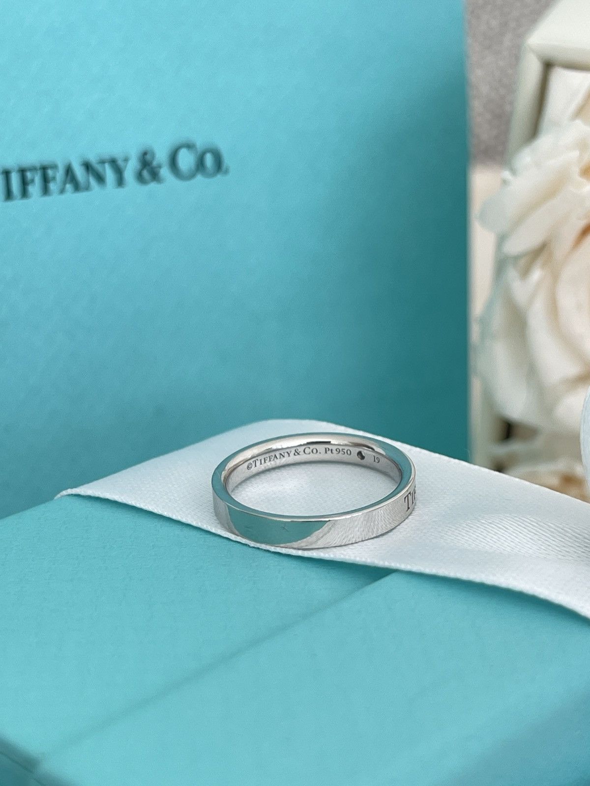 Tiffany & Co. Tiffany & Co. Band Ring in Platinum Diamond 5.5 NEW $2400 Size ONE SIZE - 18 Thumbnail