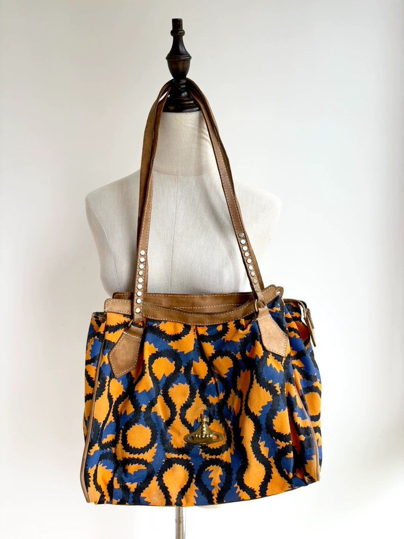 Vivienne Westwood Vivienne Westwood size os African series blue and yellow st Size ONE SIZE - 1 Thumbnail