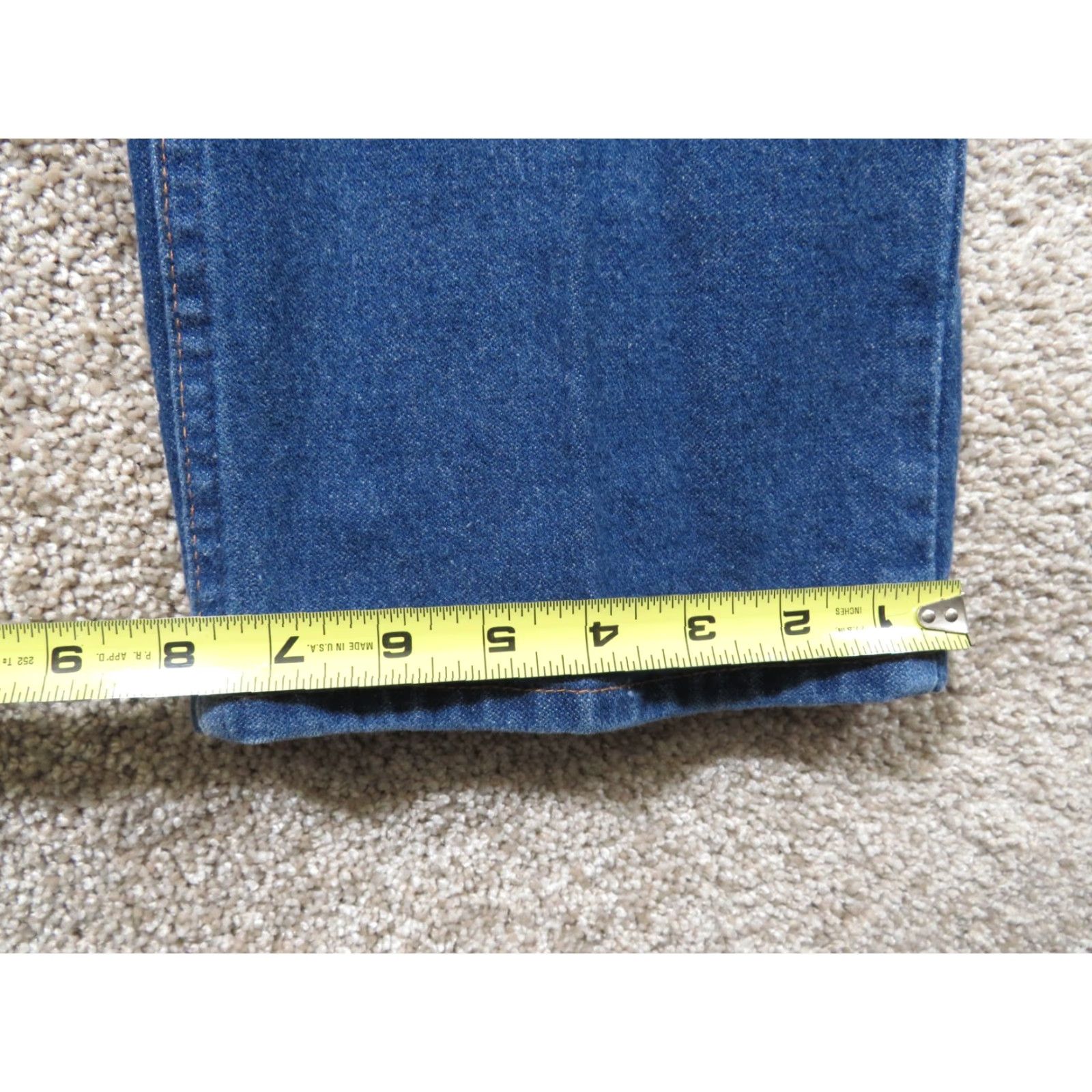 Wrangler VINTAGE Wrangler Jeans Men's 34x37.5 Blue 639DEN Cowboy Cut Made in USA Rodeo Wrangler Cowboy Cut Jeans Mens 34x37.5 Blue Cowboys Size US 34 / EU 50 - 6 Thumbnail