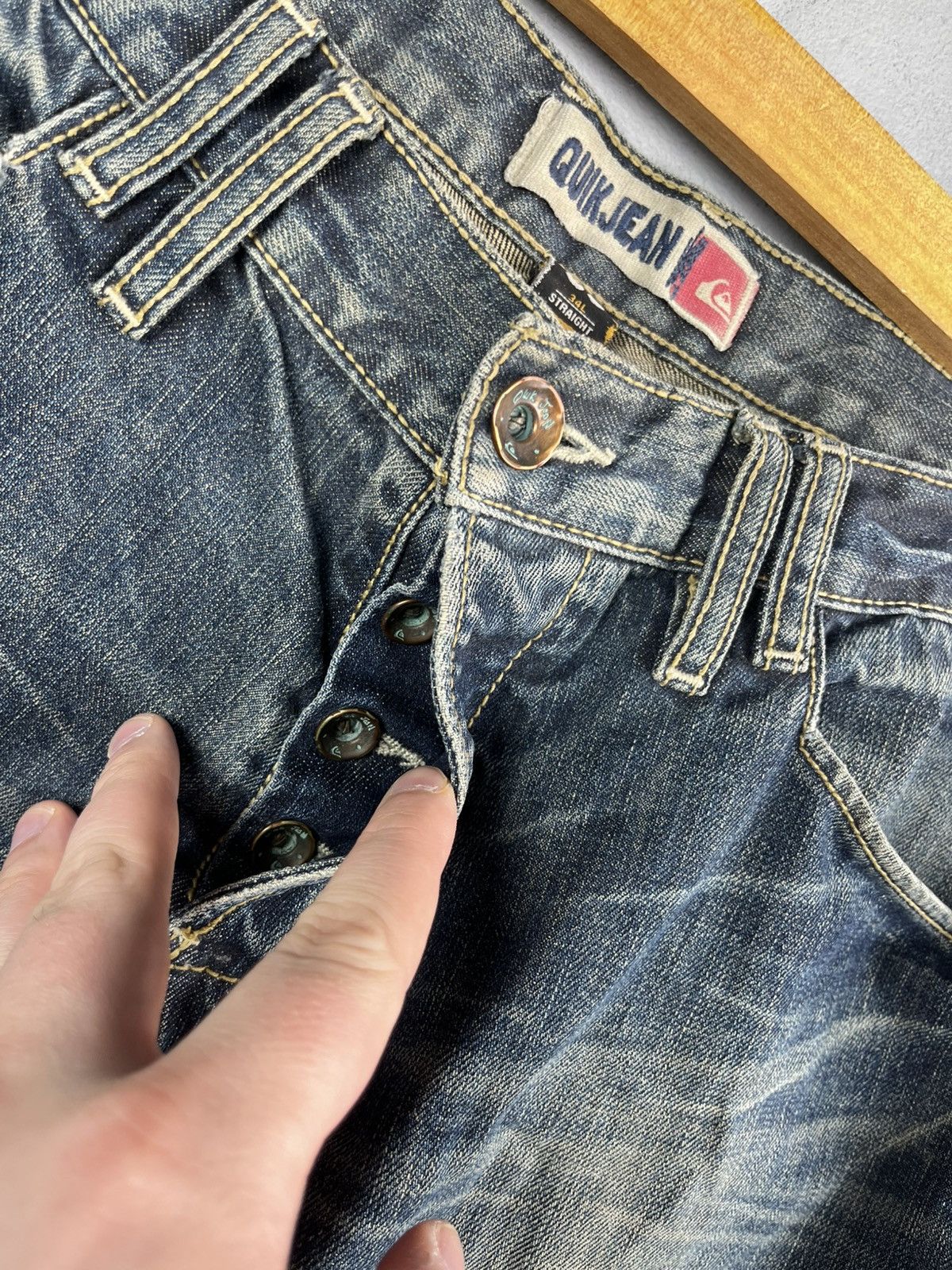 Quiksilver Quiksilver denim pants vintage 90s Size US 33 - 13 Thumbnail
