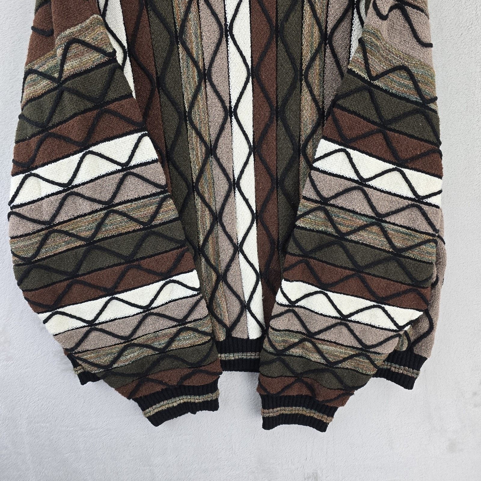 Other Vtg Taggio 3d Knit Sweatshirt Mens 2XL Coogi Style *FLAWS Size US XXL / EU 58 / 5 - 4 Thumbnail