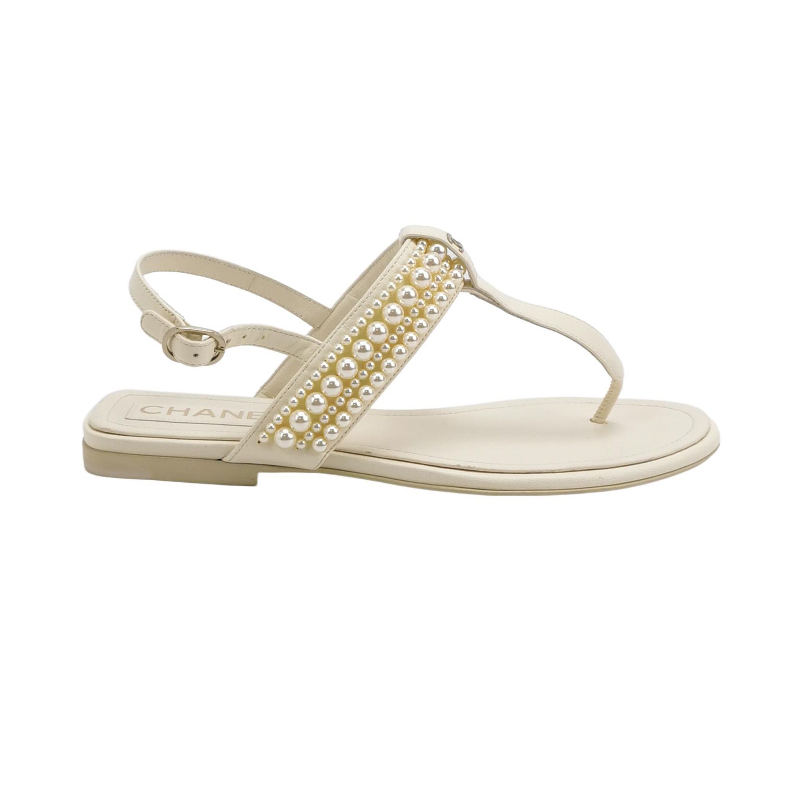 Chanel Chanel Women 7 Sandals Size US 7 / IT 37 - 1 Thumbnail