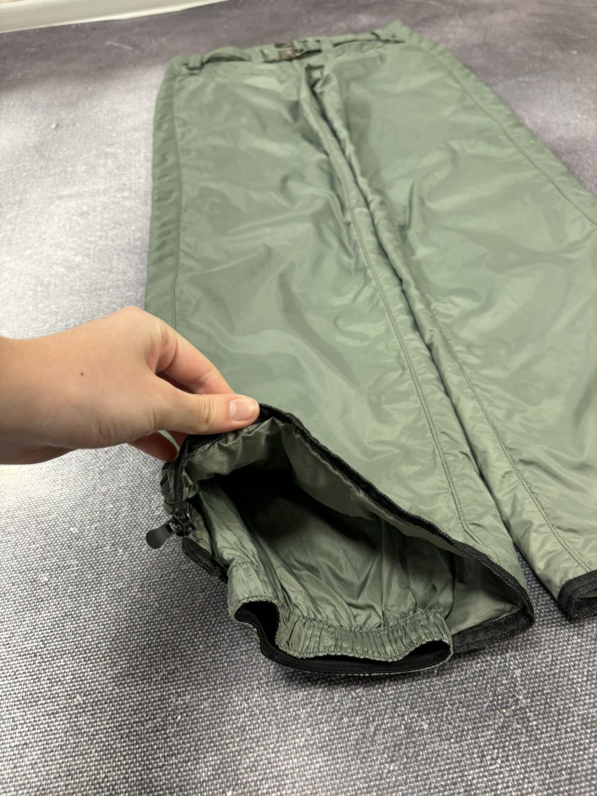 JET SET Jet Set Women’s Sage Green Star Belted Outdoor Ski Pants Size 32" / US 10 / IT 46 - 4 Thumbnail