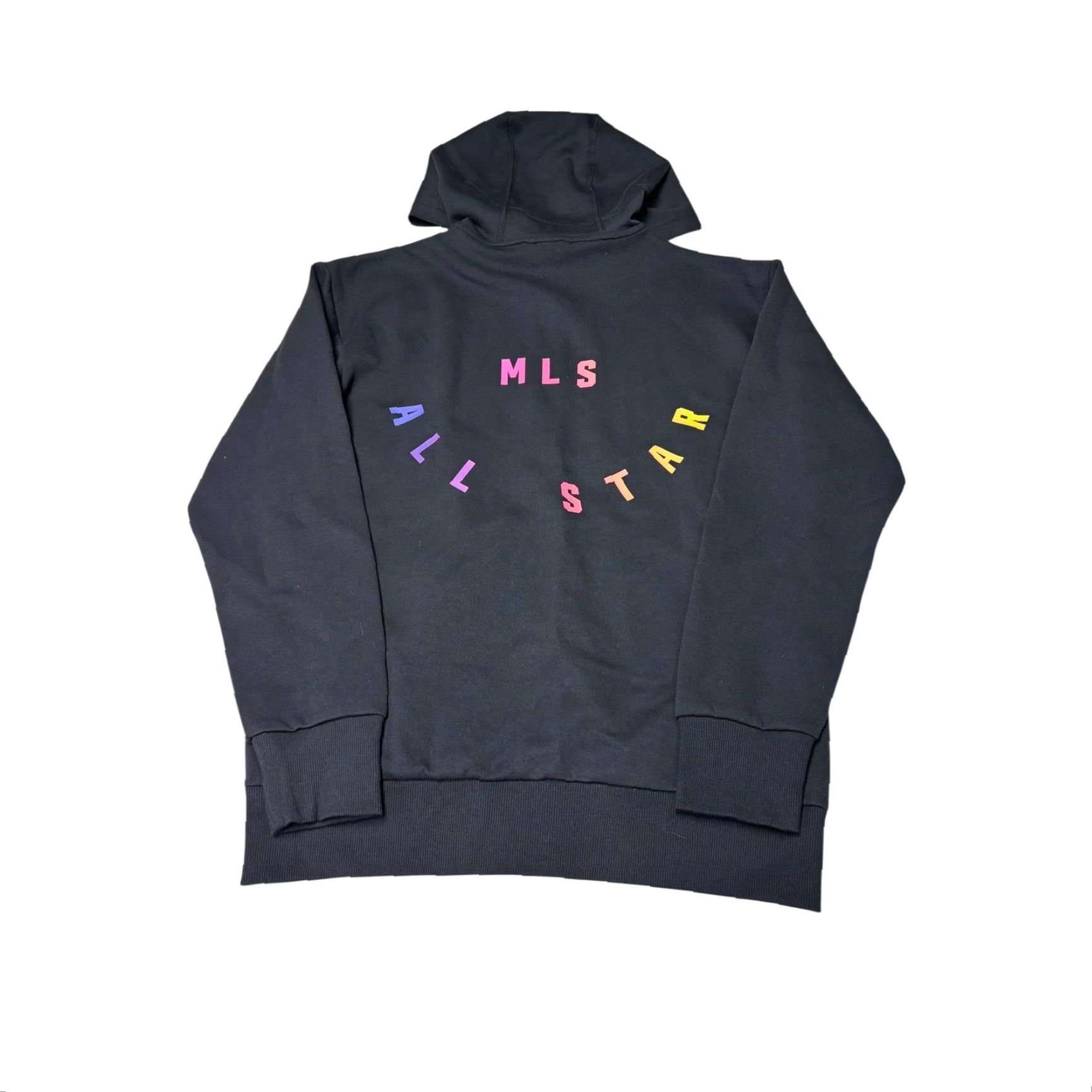 Adidas Adidas MLS All Star Full Zip Hoodie Mens M Black Gradient Rainbow Logo Size US M / EU 48-50 / 2 - 5 Thumbnail