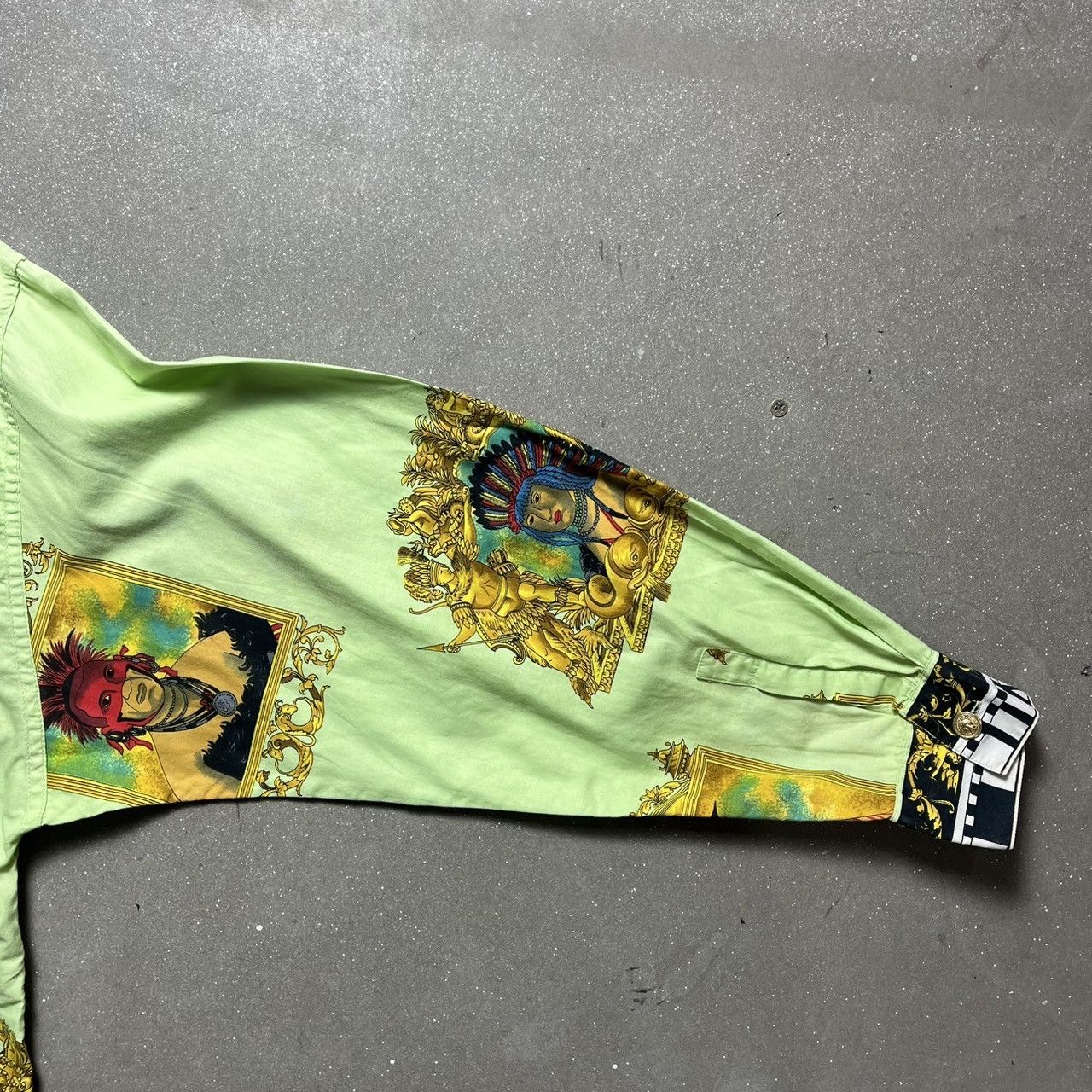 Versace × Versus Versace × Vintage Gianni Versace Indian Printed Shirt 90s Size US M / EU 48-50 / 2 - 13 Thumbnail