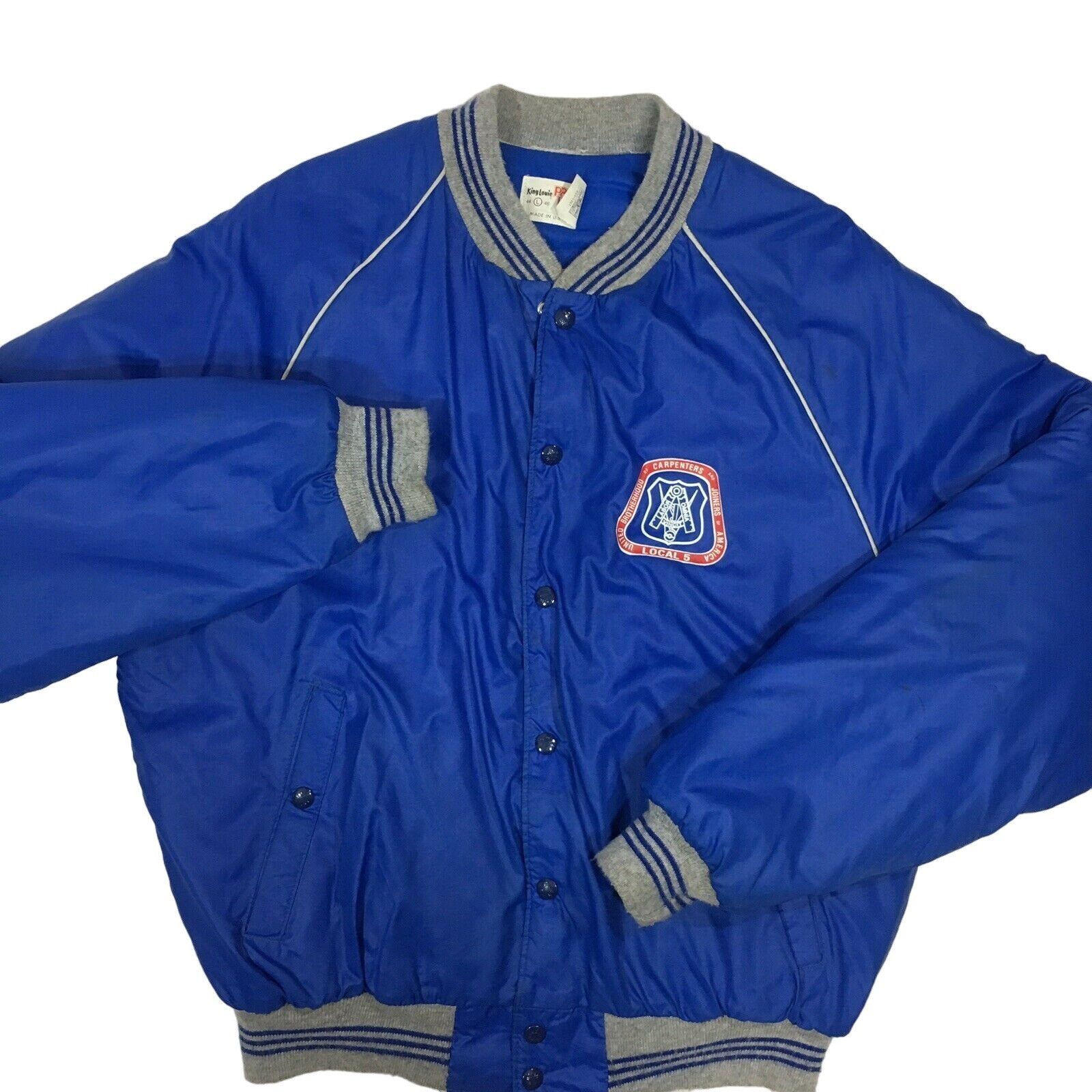 Other Vtg King Louie United Brotherhood CARPENTERS Union Jacket Size US L / EU 52-54 / 3 - 4 Thumbnail