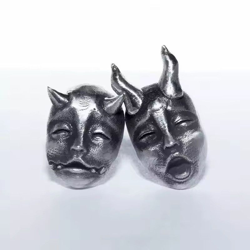 Vintage Retro Demon Baby Mask Earing Size ONE SIZE - 1 Thumbnail