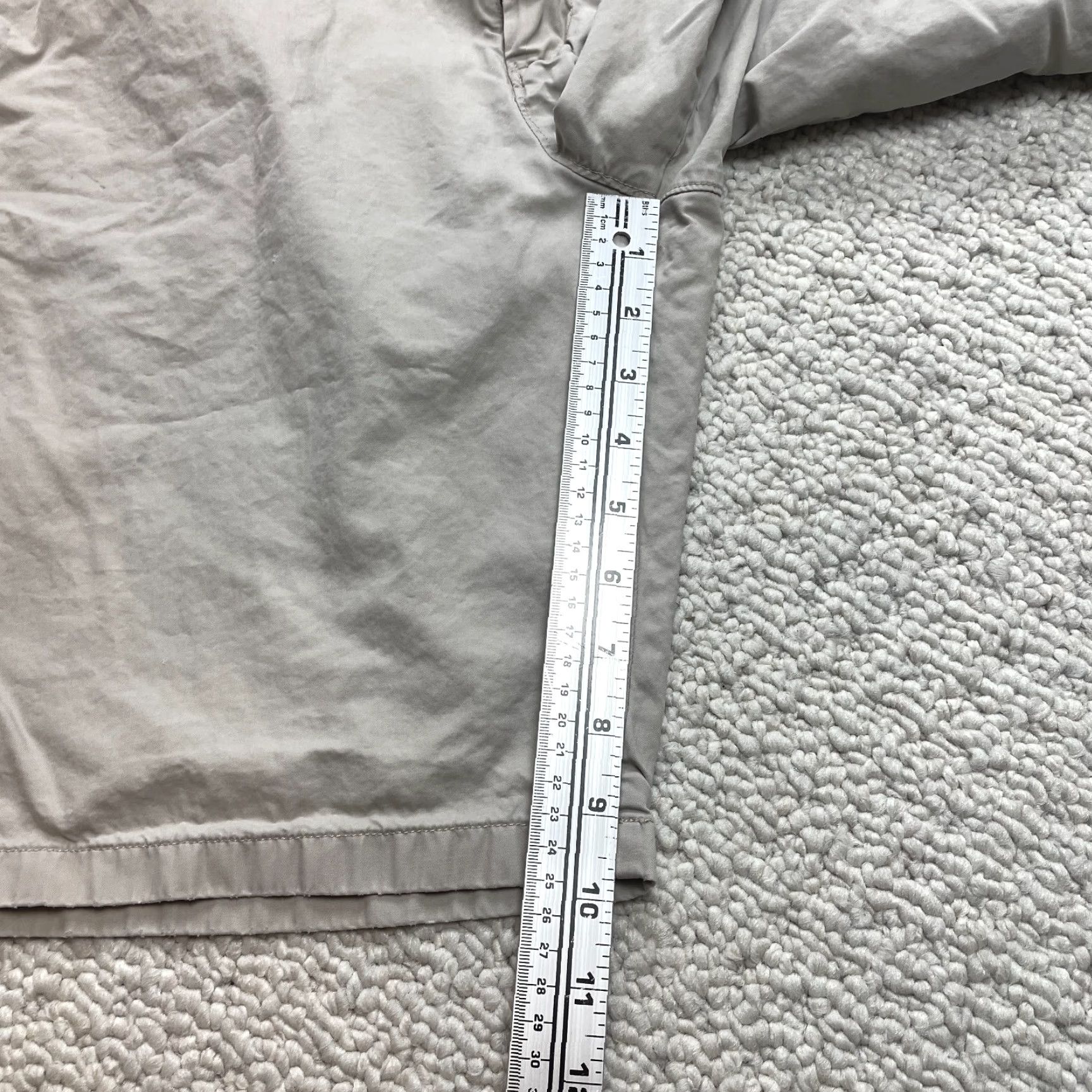 J.Crew J.Crew Shorts Mens 33 Chino Beige Cotton 11" Inseam Pockets Flat Front Regular Rise Kn... Size US 33 - 3 Thumbnail