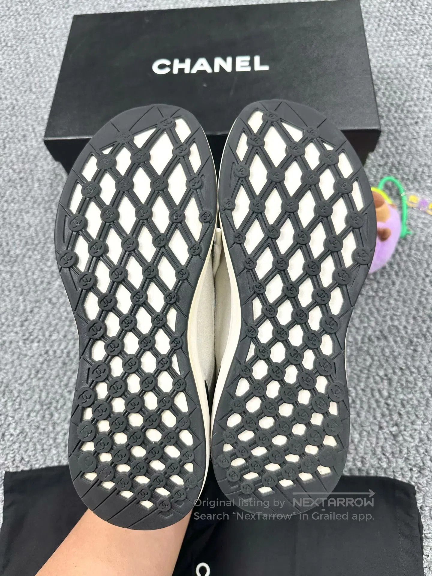 Chanel Chanel Panda Net Suede Sports Shoes| Size US 5 / EU 37 - 6 Thumbnail