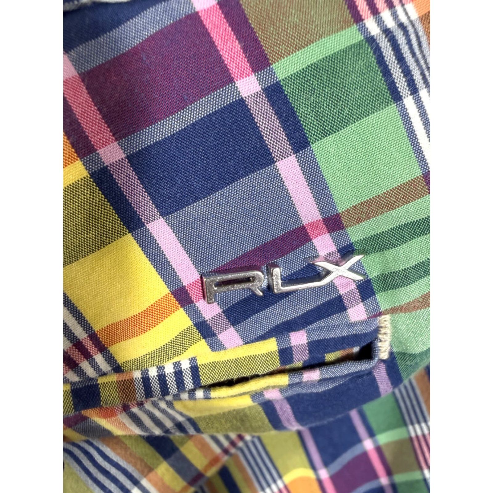 RLX Ralph Lauren RLX Ralph Lauren Shorts Mens 40 Multicolor Plaid Flat Front Performance Golf Chino Regular Pocket Size US 40 / EU 56 - 5 Thumbnail