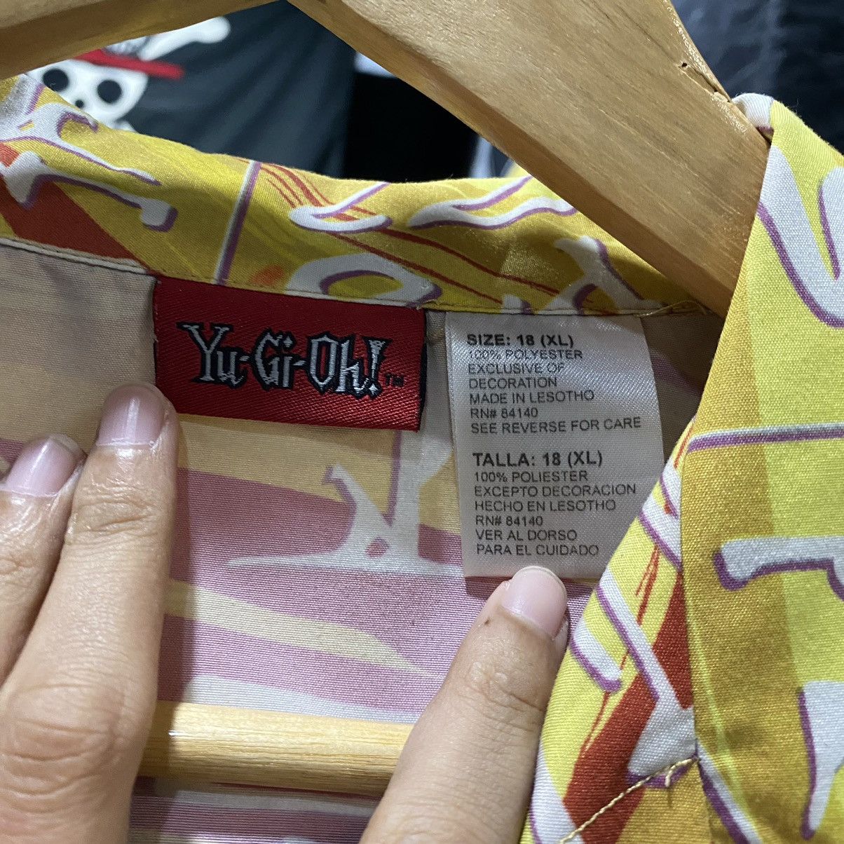 Anime × Japanese Brand × Vintage VINTAGE 1996 RARE‼️YuGiOh AOP Underlicense Shirts Button Ups Size US L / EU 52-54 / 3 - 10 Thumbnail