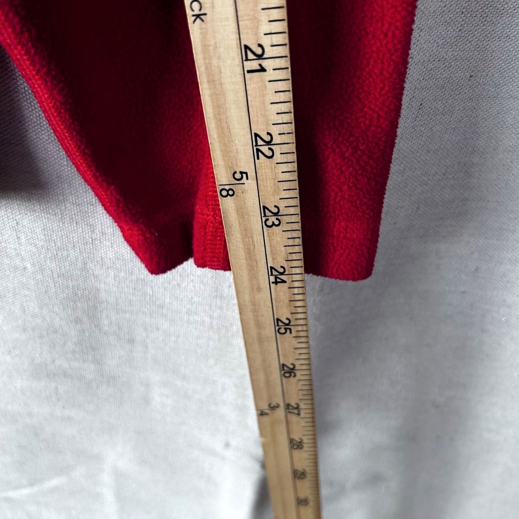 Marmot Marmot Polartec Classic Fleece 1/4 Zip Pullover Red Mens Size Medium Size US M / EU 48-50 / 2 - 7 Thumbnail