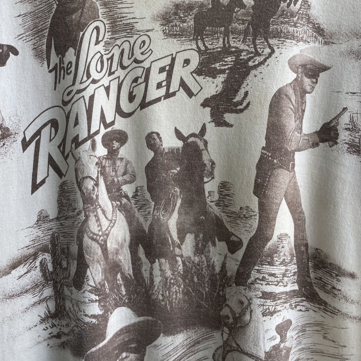 Vintage Vintage 90's Lone Ranger Movie Shirts Size US M / EU 48-50 / 2 - 7 Thumbnail