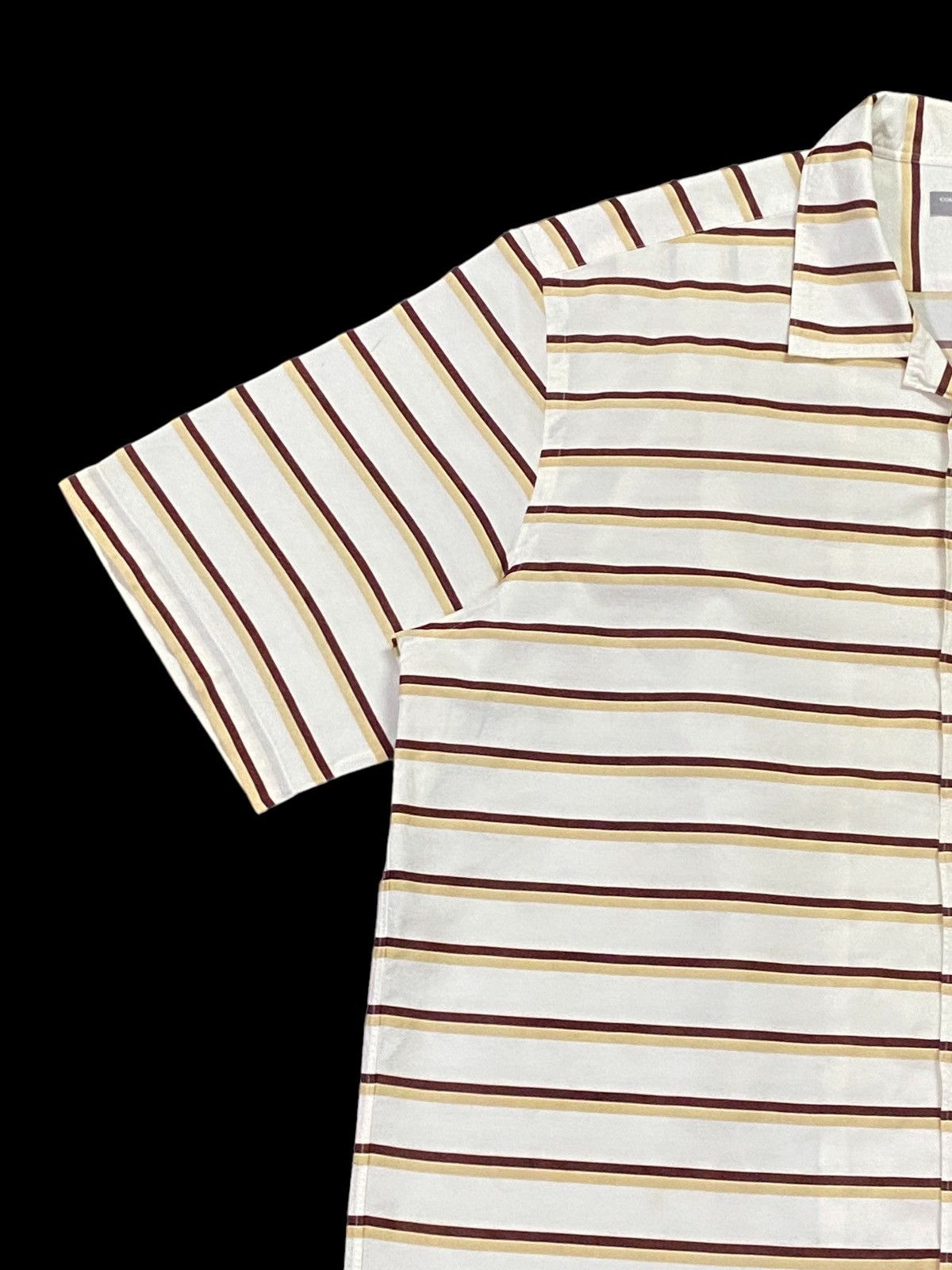 Comme des Garcons Homme AD 2002 Comme Des Garçons Homme Striped Shorts Sleeve Shirts Size US M / EU 48-50 / 2 - 15 Thumbnail