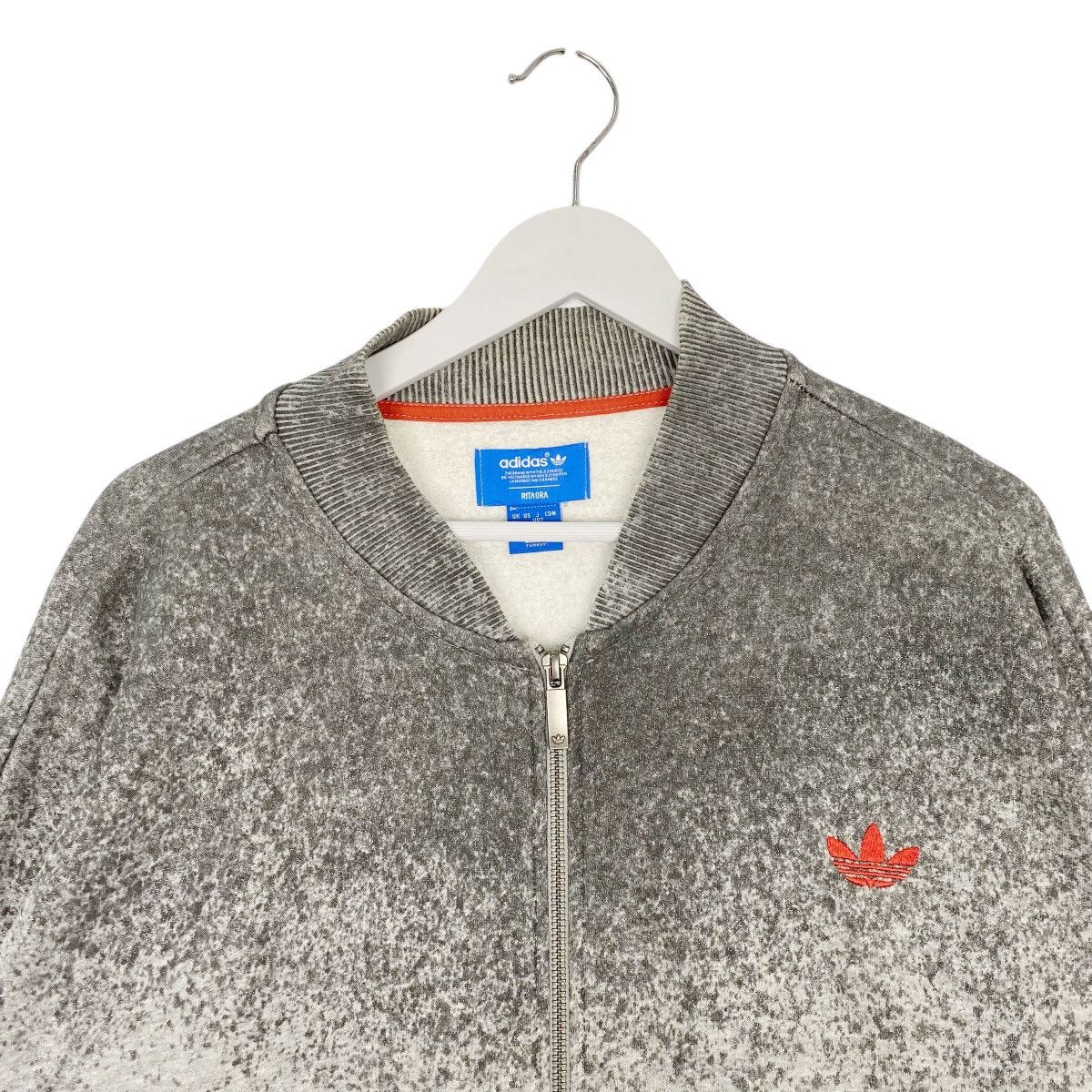 Other Vintage Adidas Full Zip Small Logo Hoodie Sweater Black/Gray Size US M / EU 48-50 / 2 - 4 Thumbnail